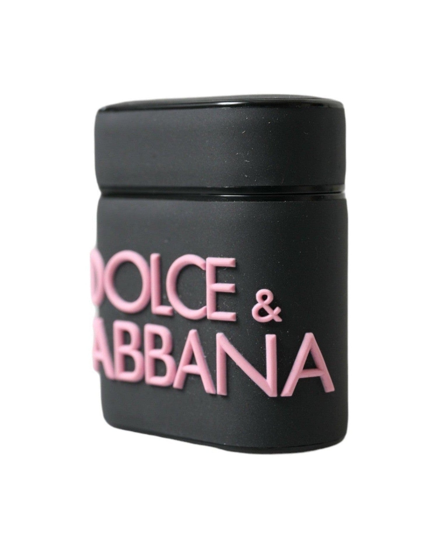 Dolce & Gabbana Elegant Dual-Tone Leather Airpods Case Glam Steals