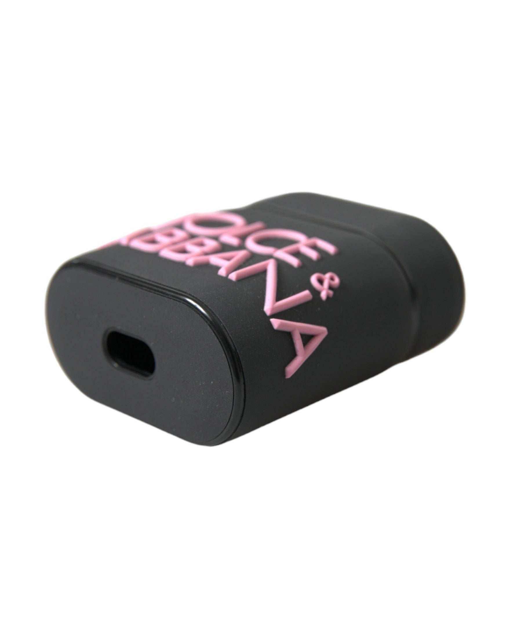 Dolce & Gabbana Elegant Dual-Tone Leather Airpods Case Glam Steals