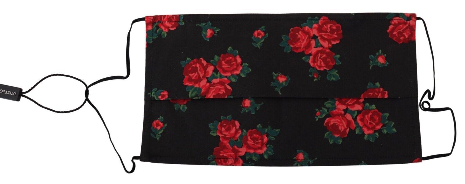 Dolce & Gabbana Elegant Floral Cotton Pleated Face Mask Glam Steals