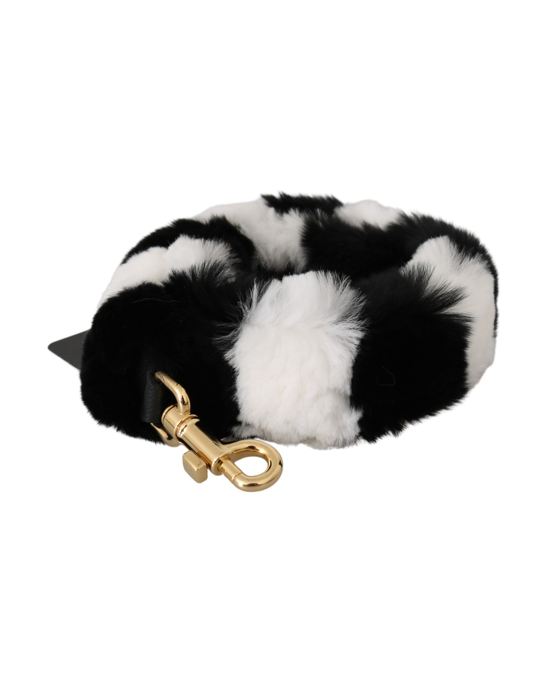 Dolce & Gabbana Elegant Fur Shoulder Strap Accessory Glam Steals
