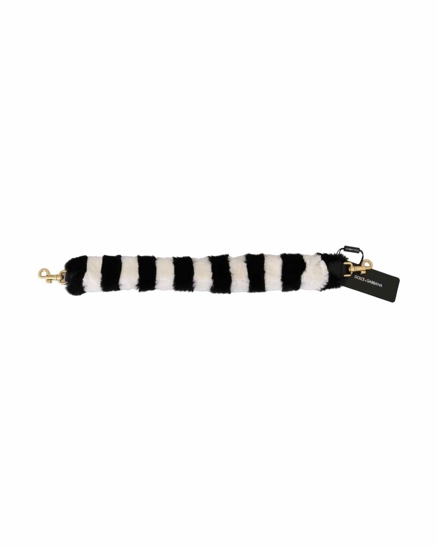 Dolce & Gabbana Elegant Fur Shoulder Strap Accessory Handbag & Wallet Accessories
