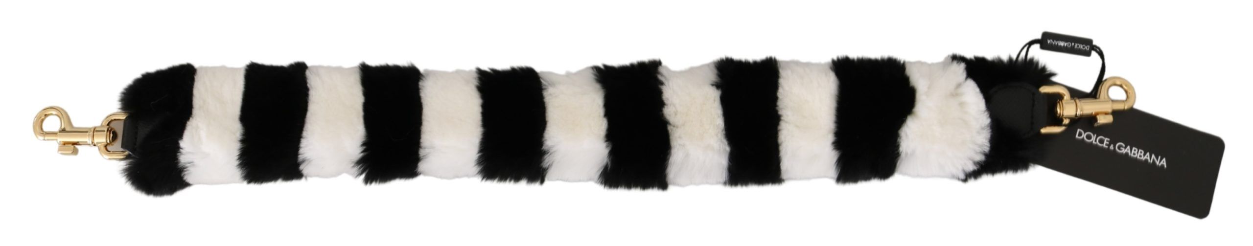Dolce & Gabbana Elegant Fur Shoulder Strap Accessory Glam Steals