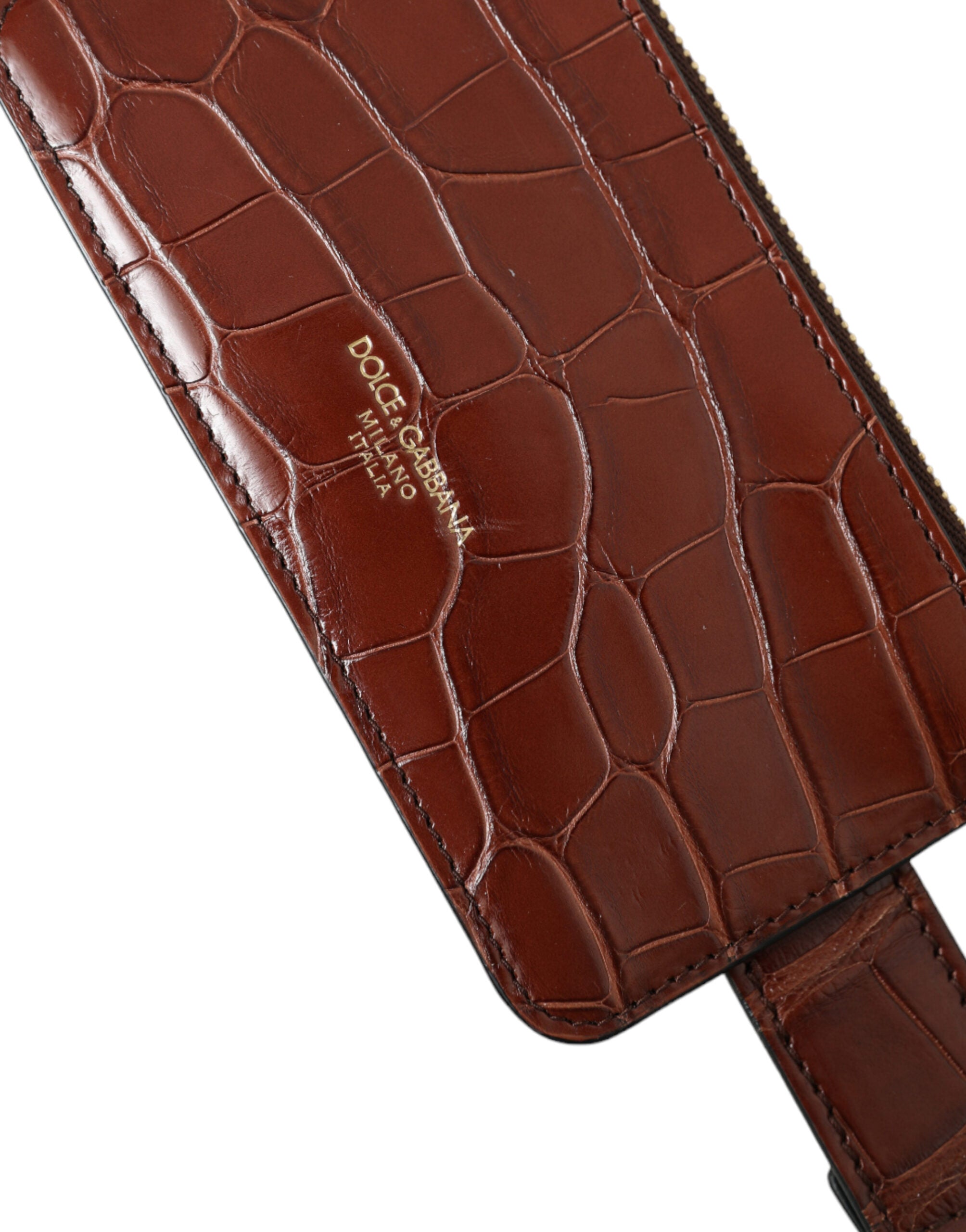 Dolce & Gabbana Elegant Leather Airpod & Coin Purse Duo Glam Steals