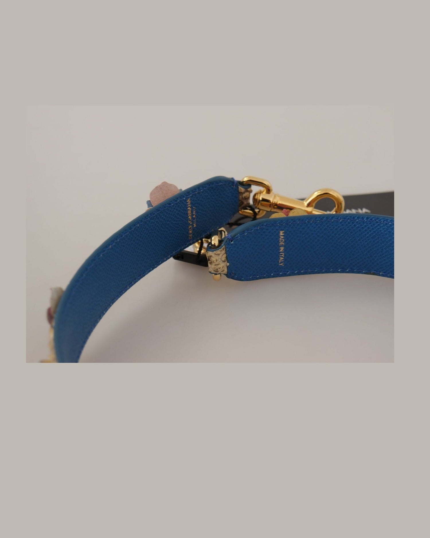 Dolce & Gabbana Elegant Python Leather Beige Strap Glam Steals