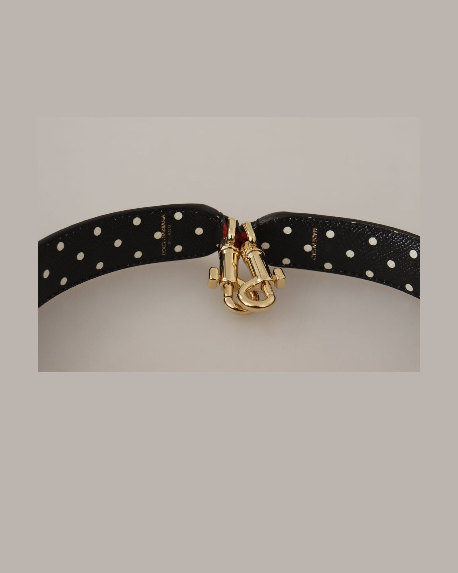 Dolce & Gabbana Elegant Python Leather Shoulder Red Strap Glam Steals