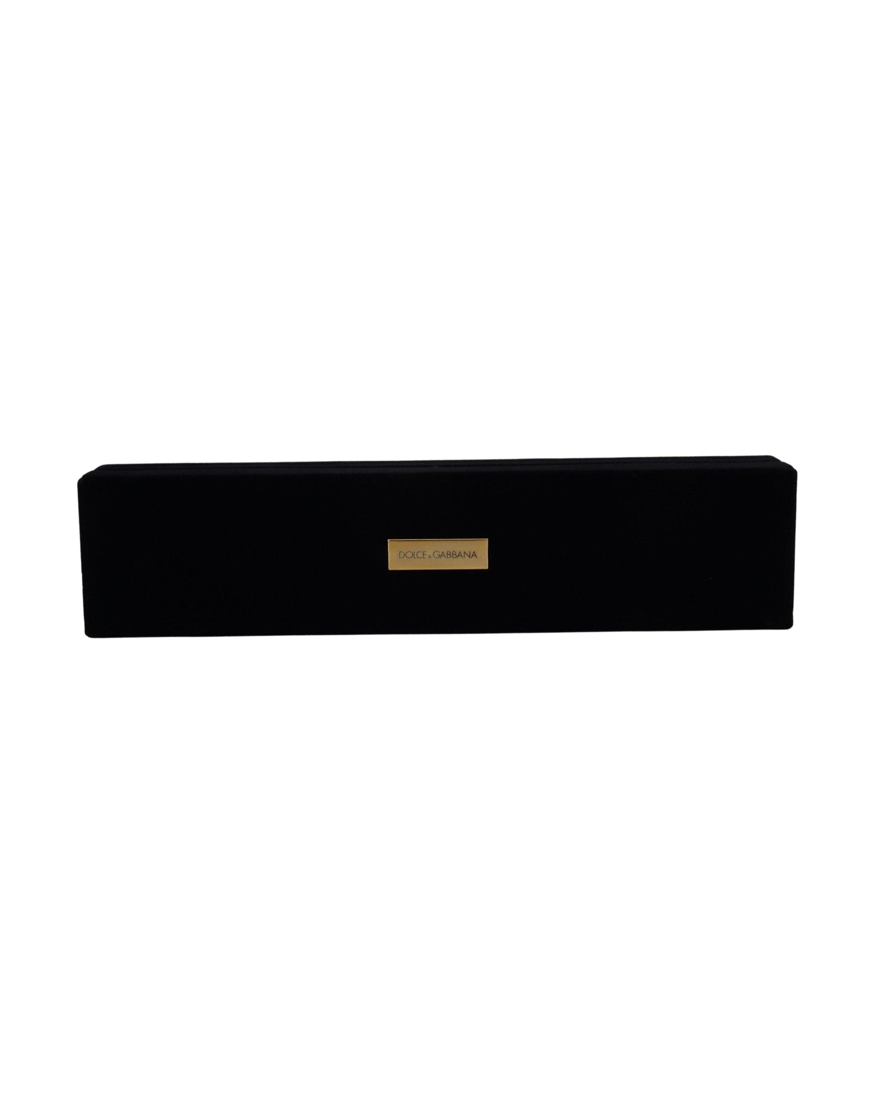 Dolce & Gabbana Elegant Velvet Jewelry Storage Box Glam Steals
