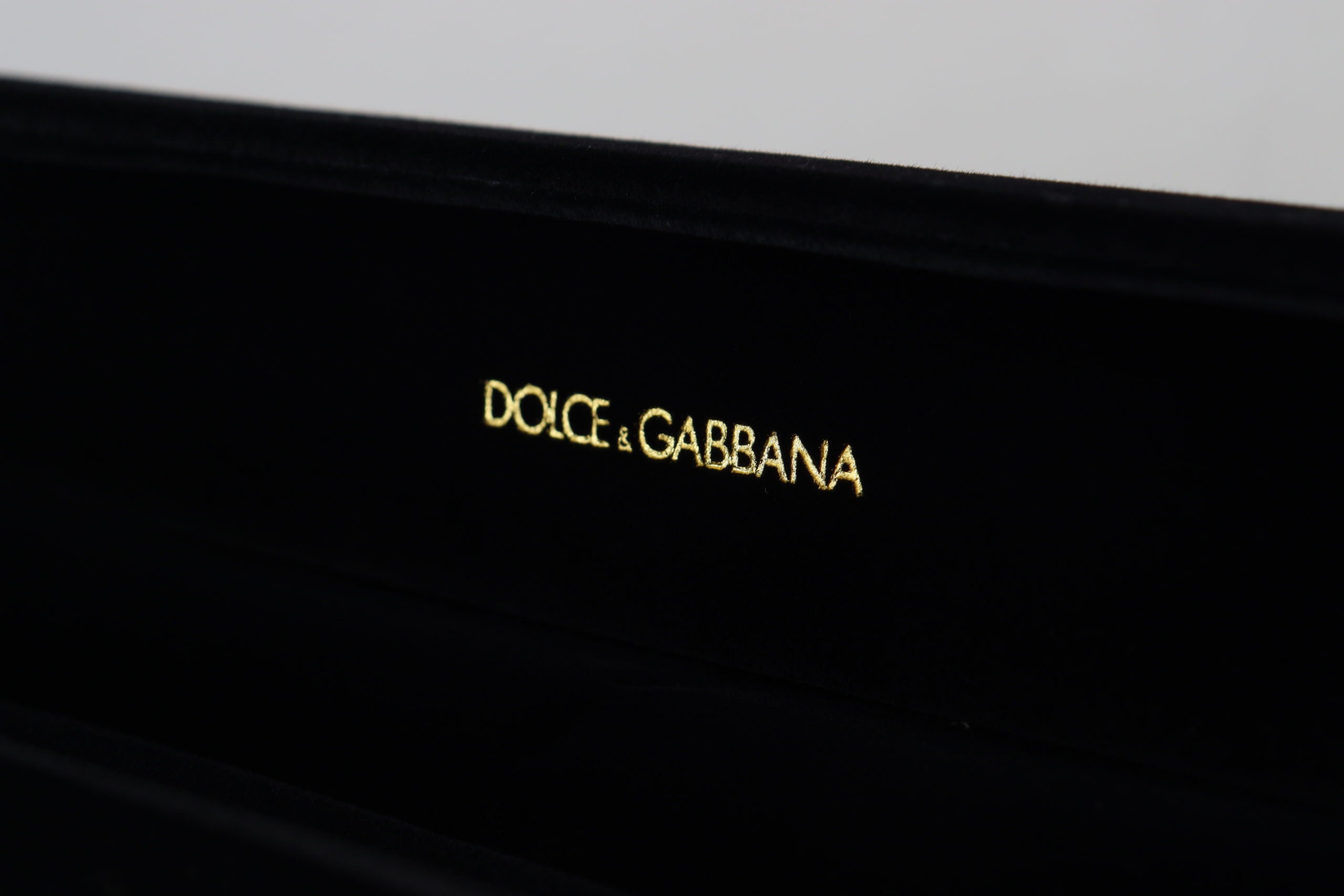 Dolce & Gabbana Elegant Velvet Jewelry Storage Box Glam Steals