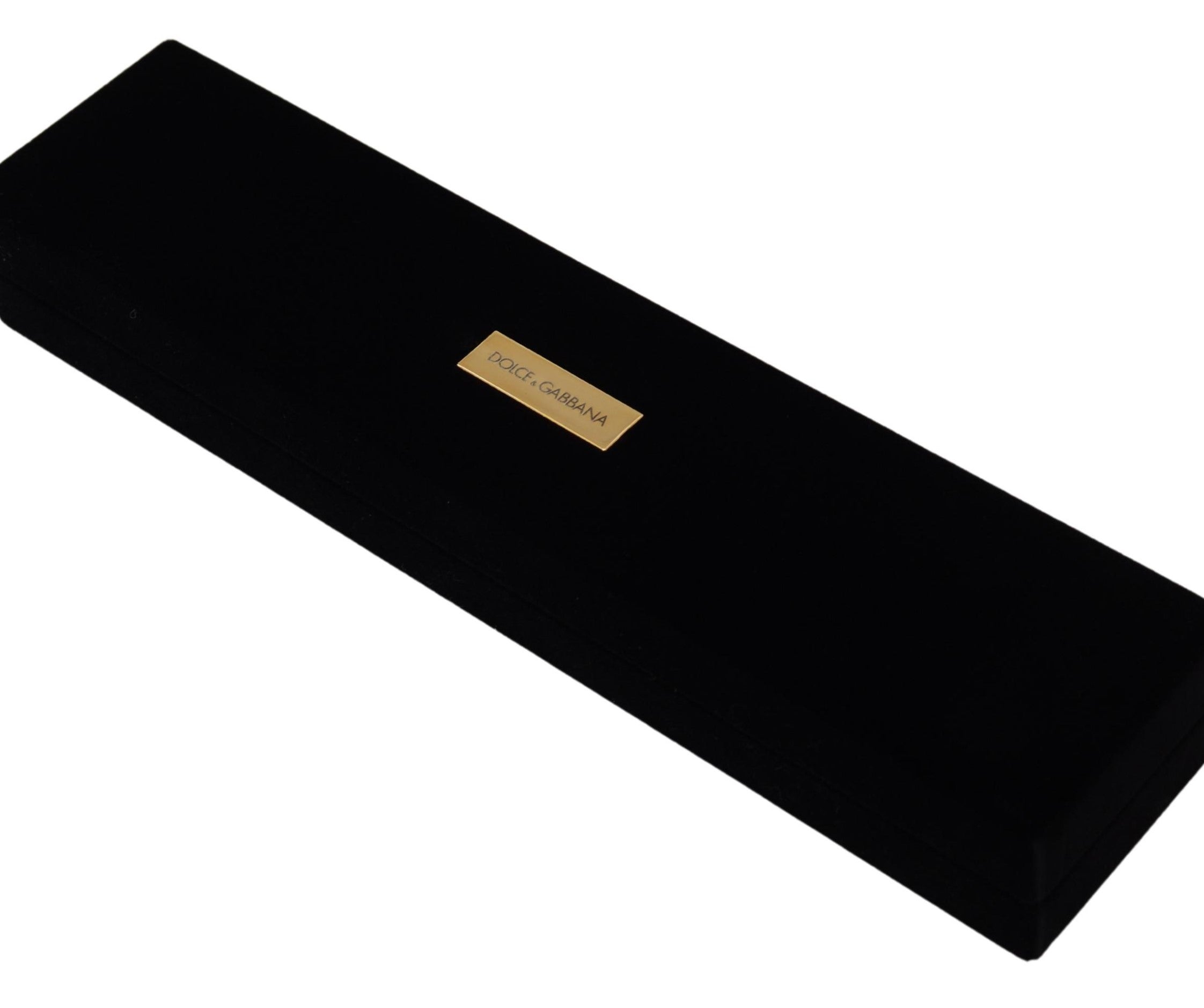 Dolce & Gabbana Elegant Velvet Jewelry Storage Box Glam Steals