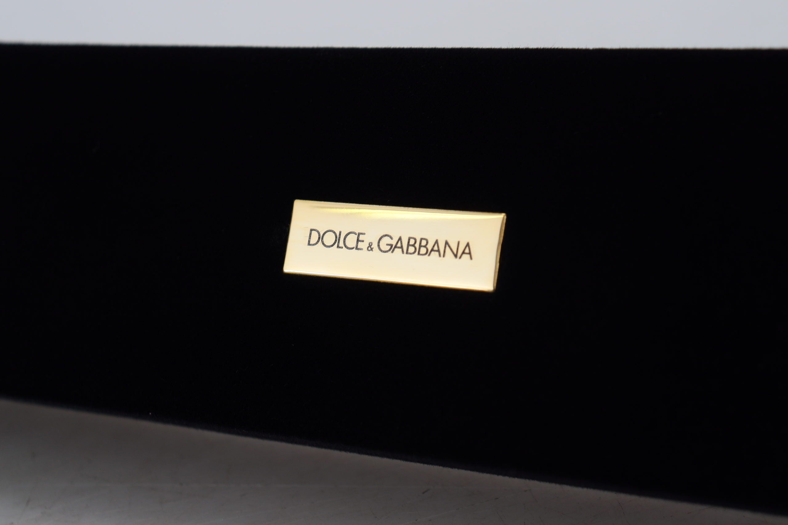 Dolce & Gabbana Elegant Velvet Jewelry Storage Box Glam Steals