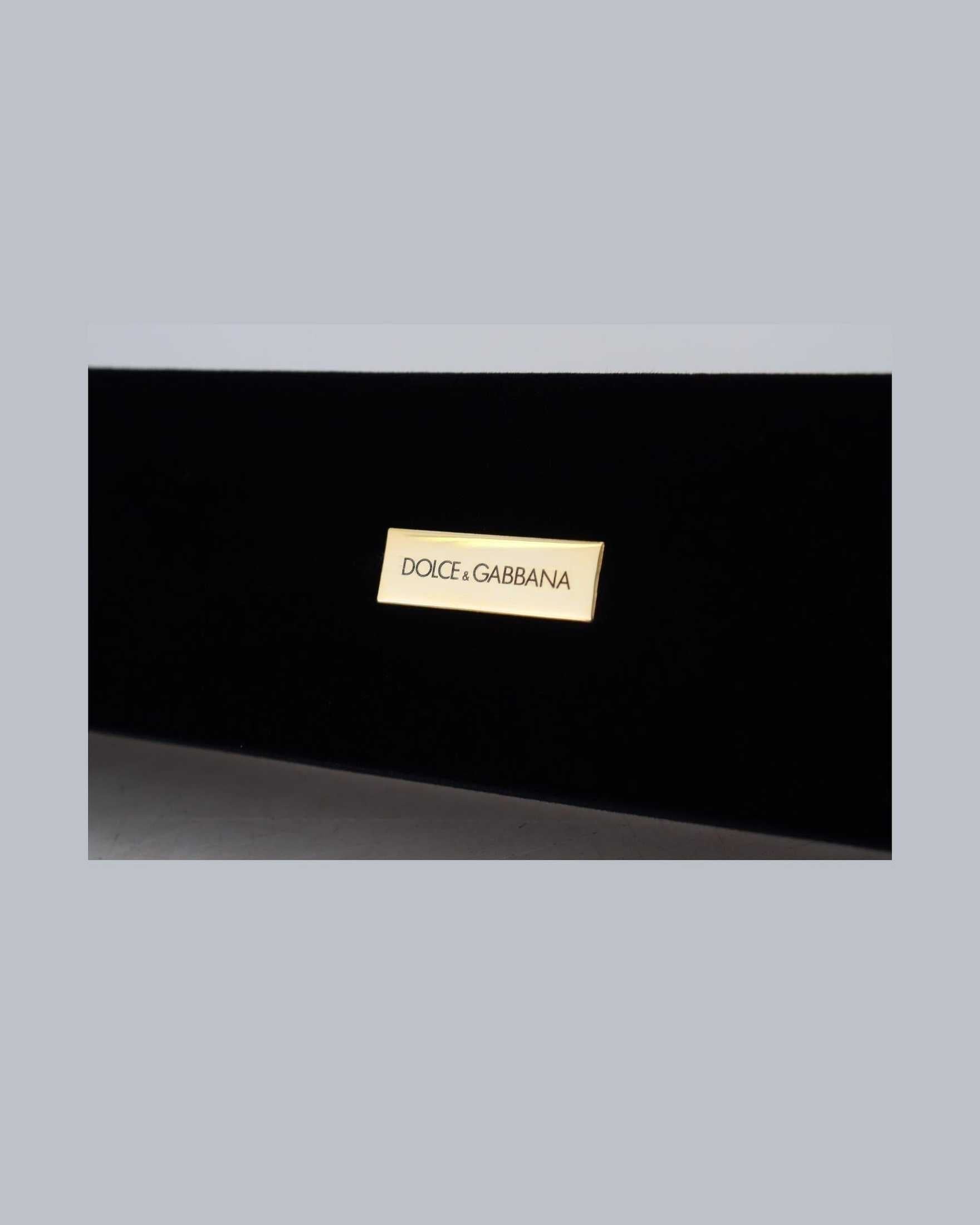 Dolce & Gabbana Elegant Velvet Jewelry Storage Box Glam Steals