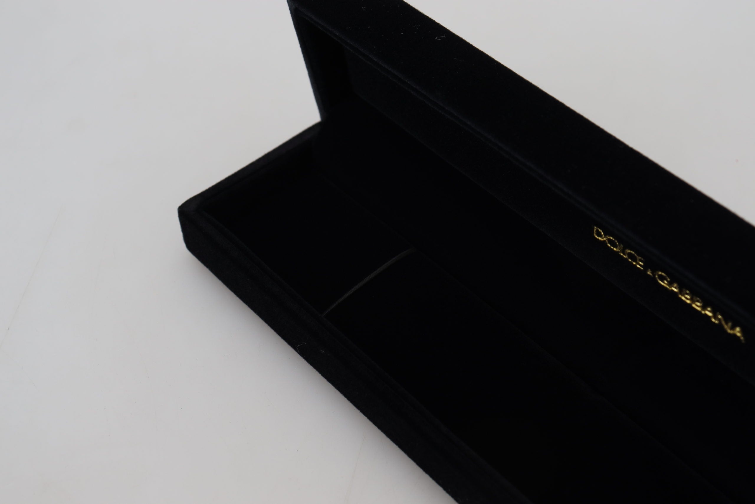 Dolce & Gabbana Elegant Velvet Jewelry Storage Box Glam Steals