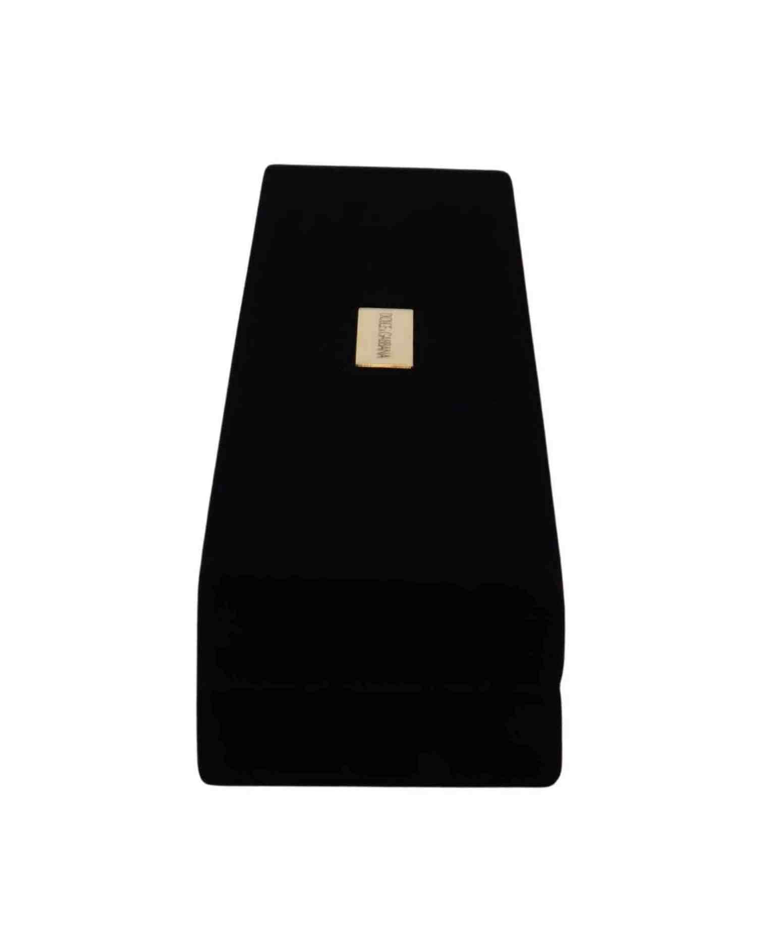 Dolce & Gabbana Elegant Velvet Jewelry Storage Box Jewelry Boxes