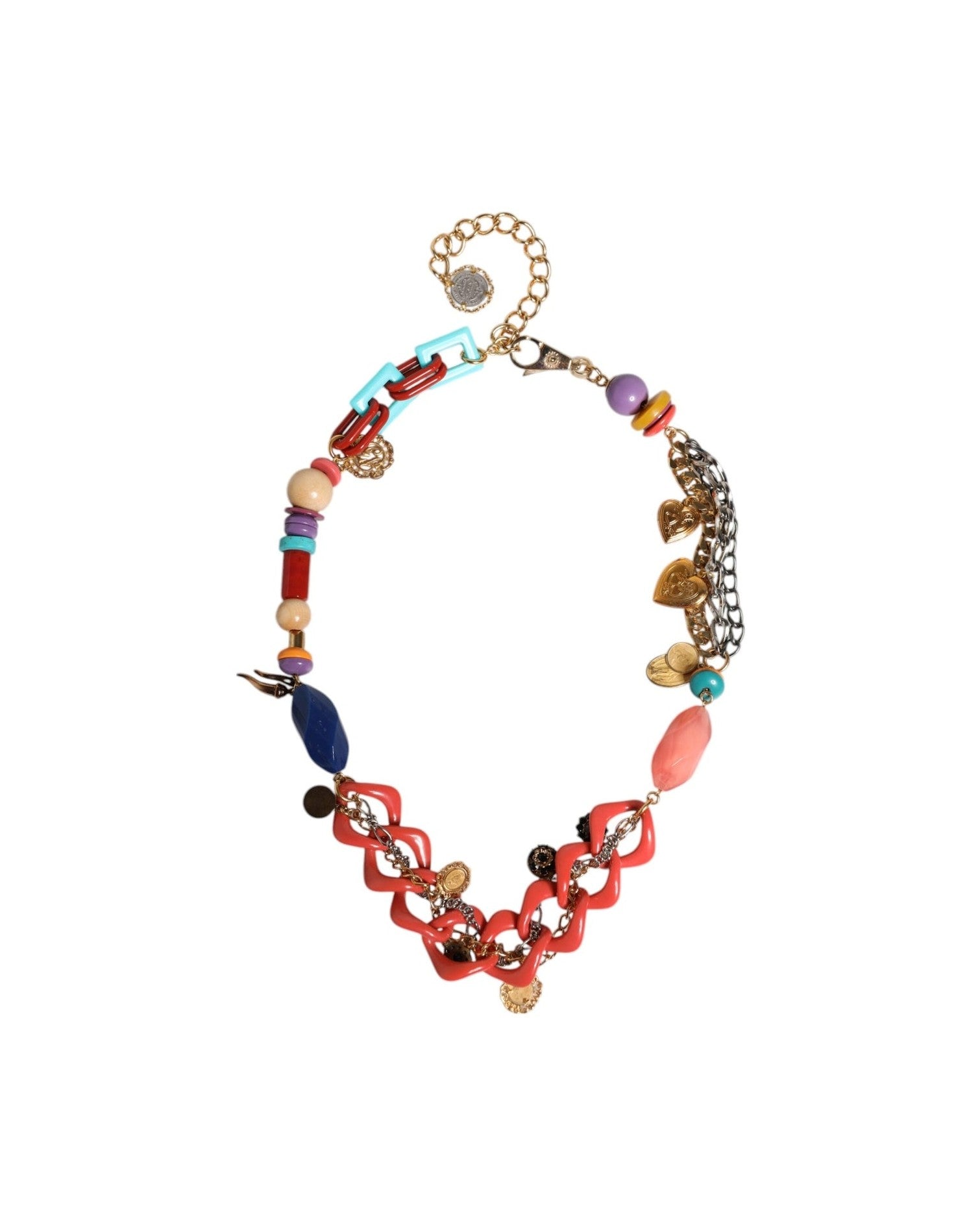 Dolce & Gabbana Embellished Waist Chain Multicolor Belt Glam Steals