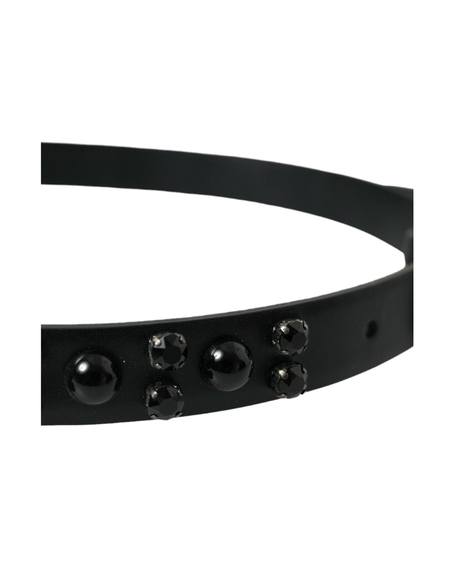 Dolce & Gabbana Engraved Logo Leather Waist Belt Glam Steals