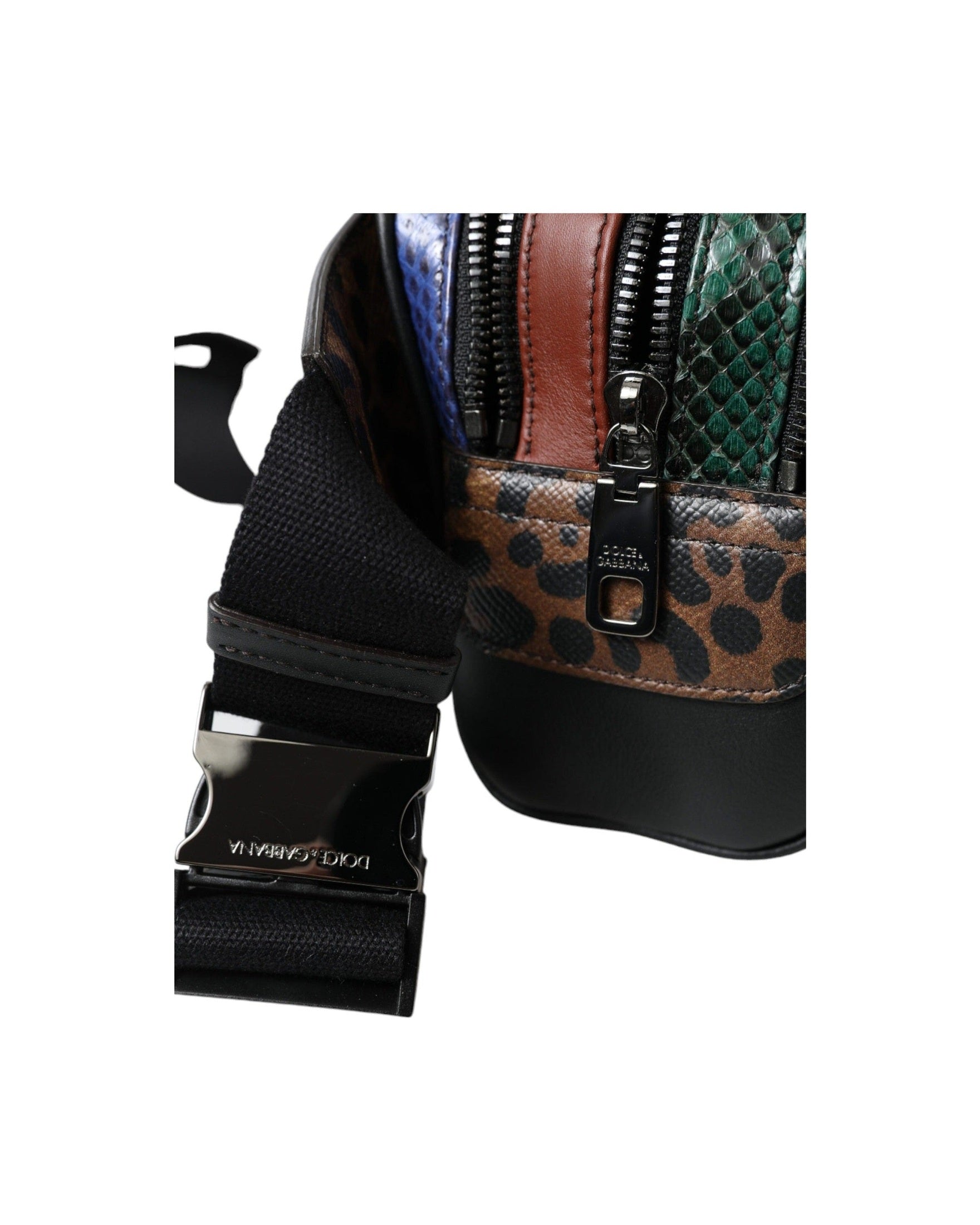 Dolce & Gabbana Exotic Leather Leopard Belt Bag Glam Steals