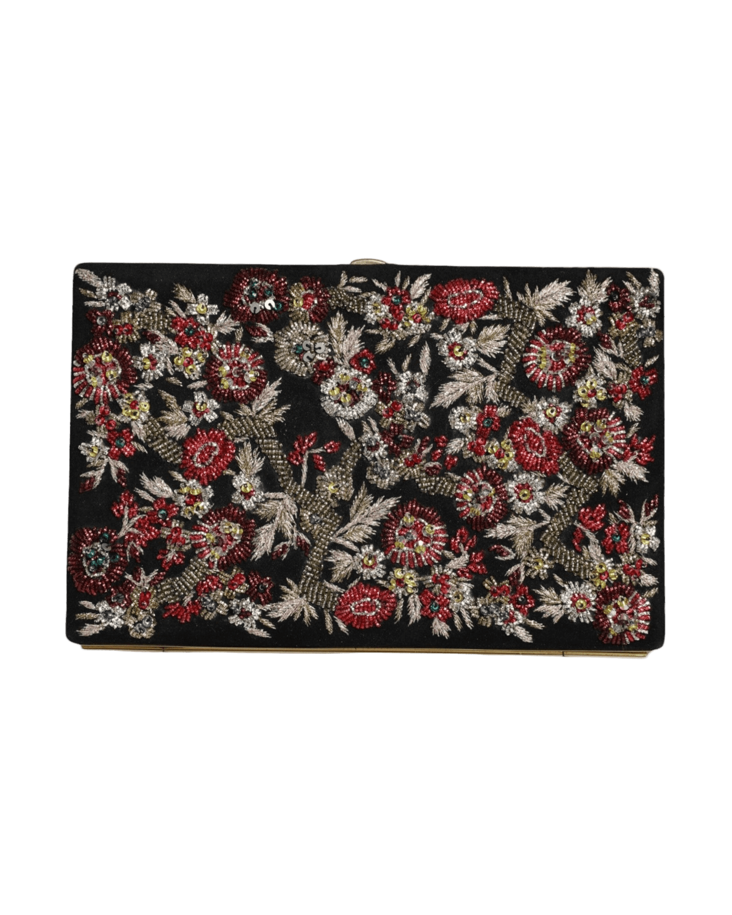Dolce & Multicolor Gabbana Floral Frame Clutch Evening Purse Bag Glam Steals
