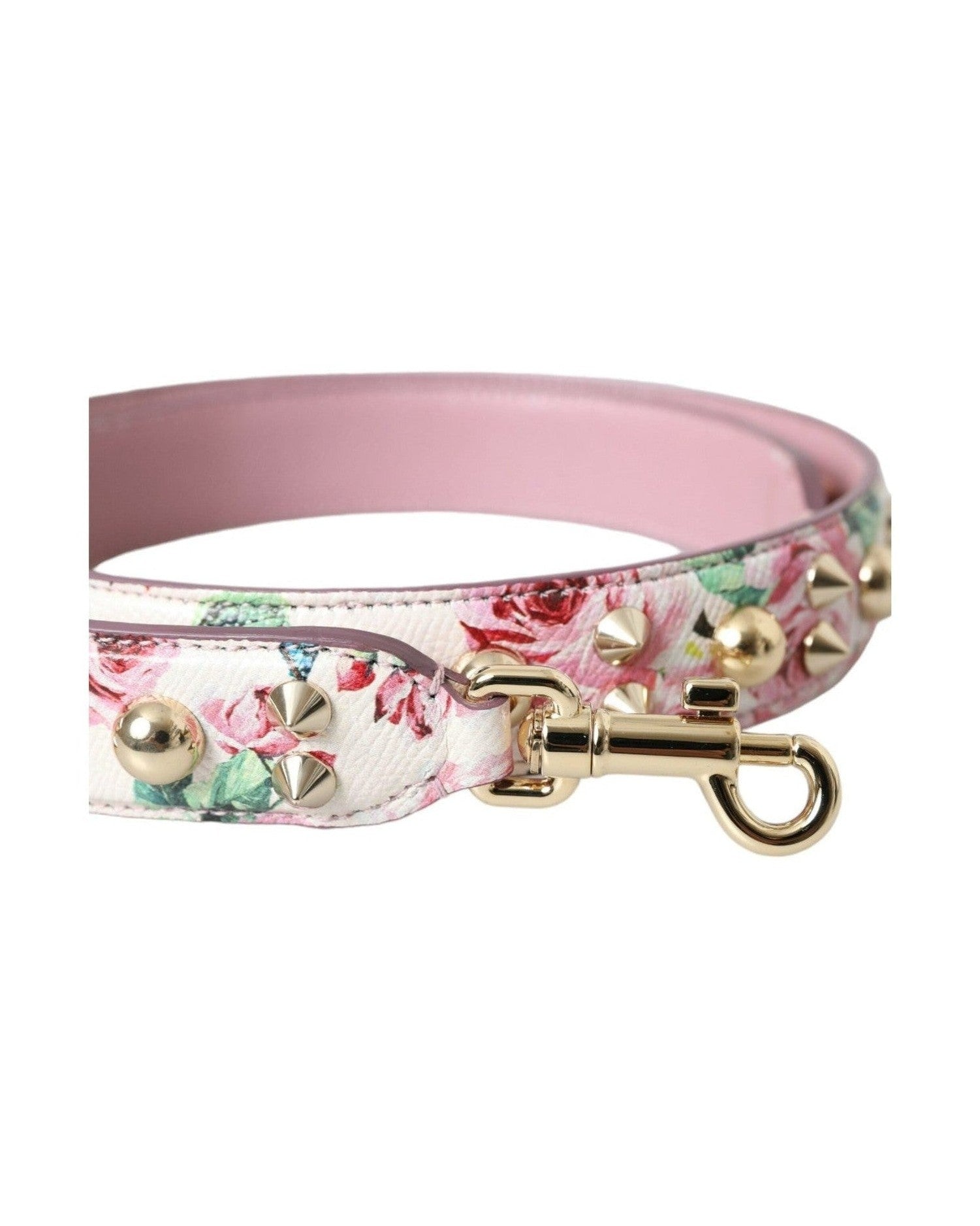 Dolce & Gabbana Floral Handbag Accessory Shoulder Pink Strap Glam Steals