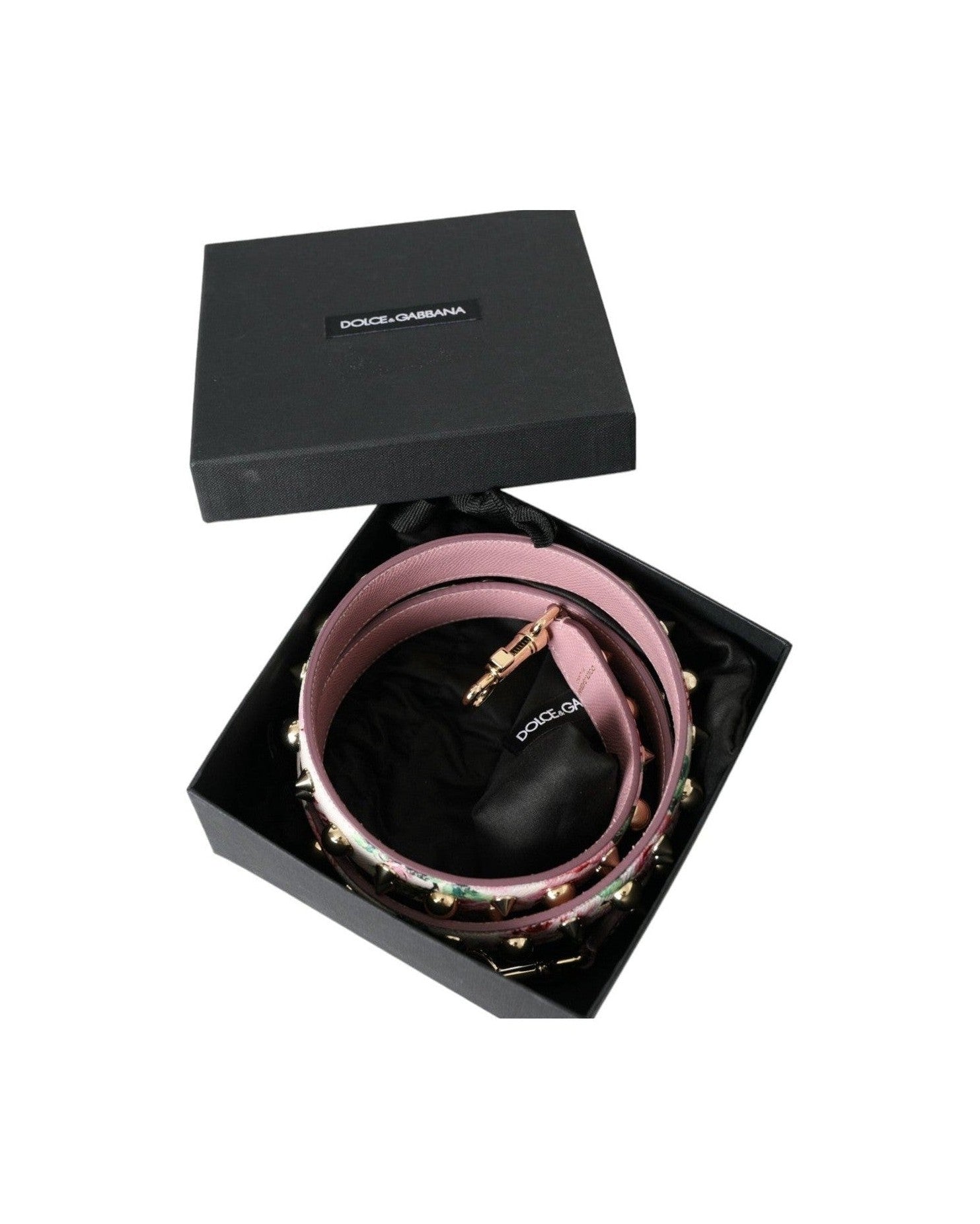 Dolce & Gabbana Floral Handbag Accessory Shoulder Pink Strap Glam Steals