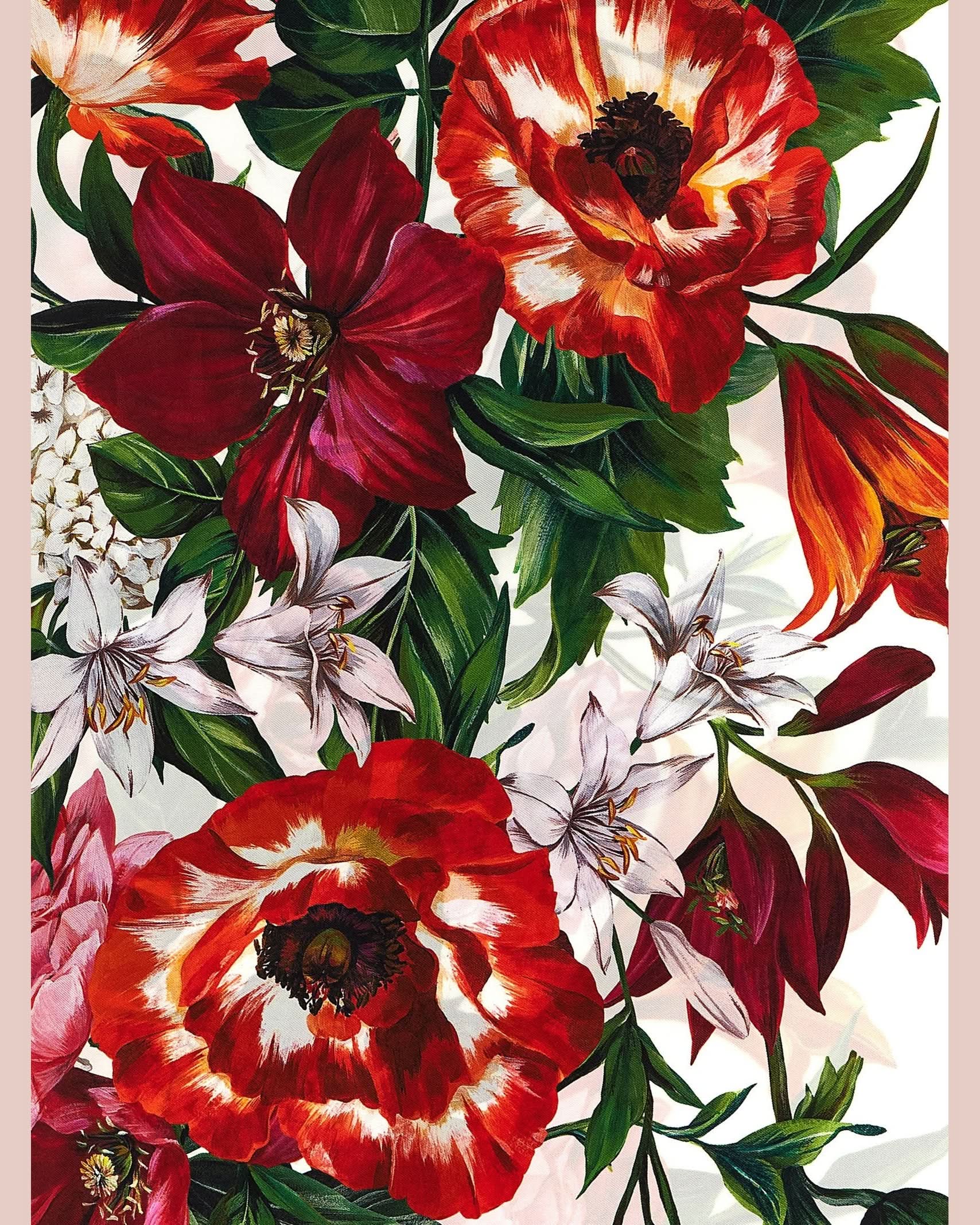 Dolce & Gabbana Floral Print Scarf Glam Steals