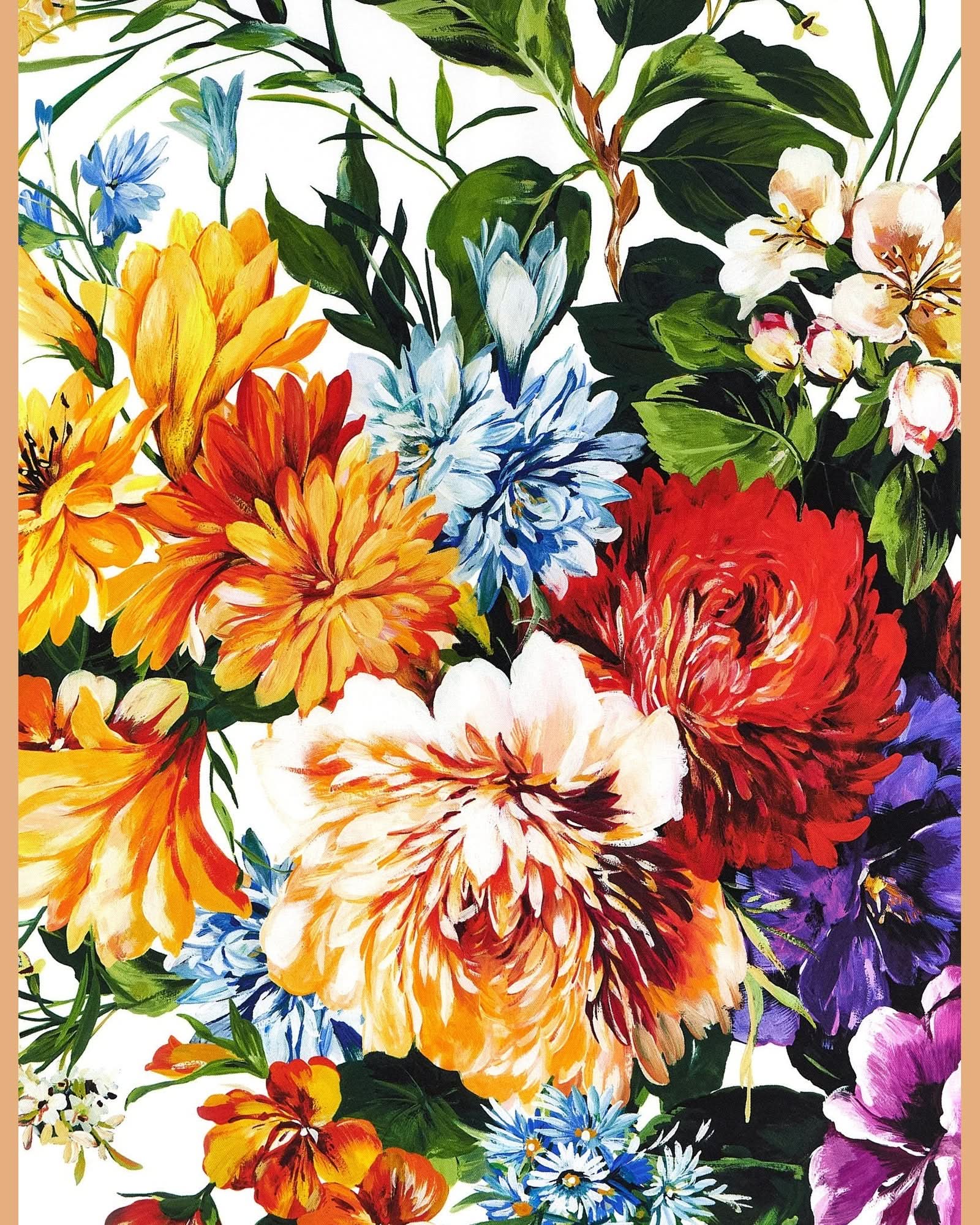 Dolce & Gabbana Floral Print Scarf Glam Steals