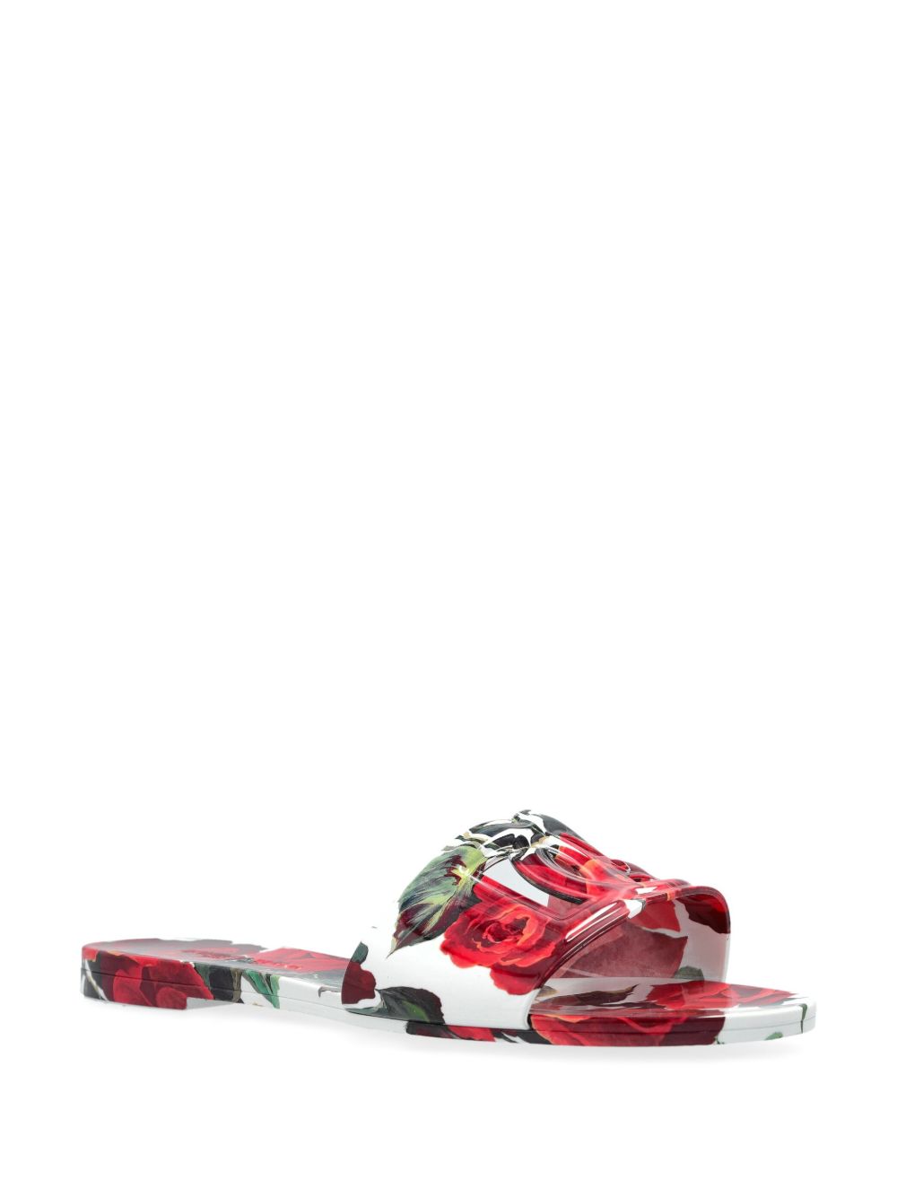 Dolce & Gabbana Floral Print Slides Glam Steals