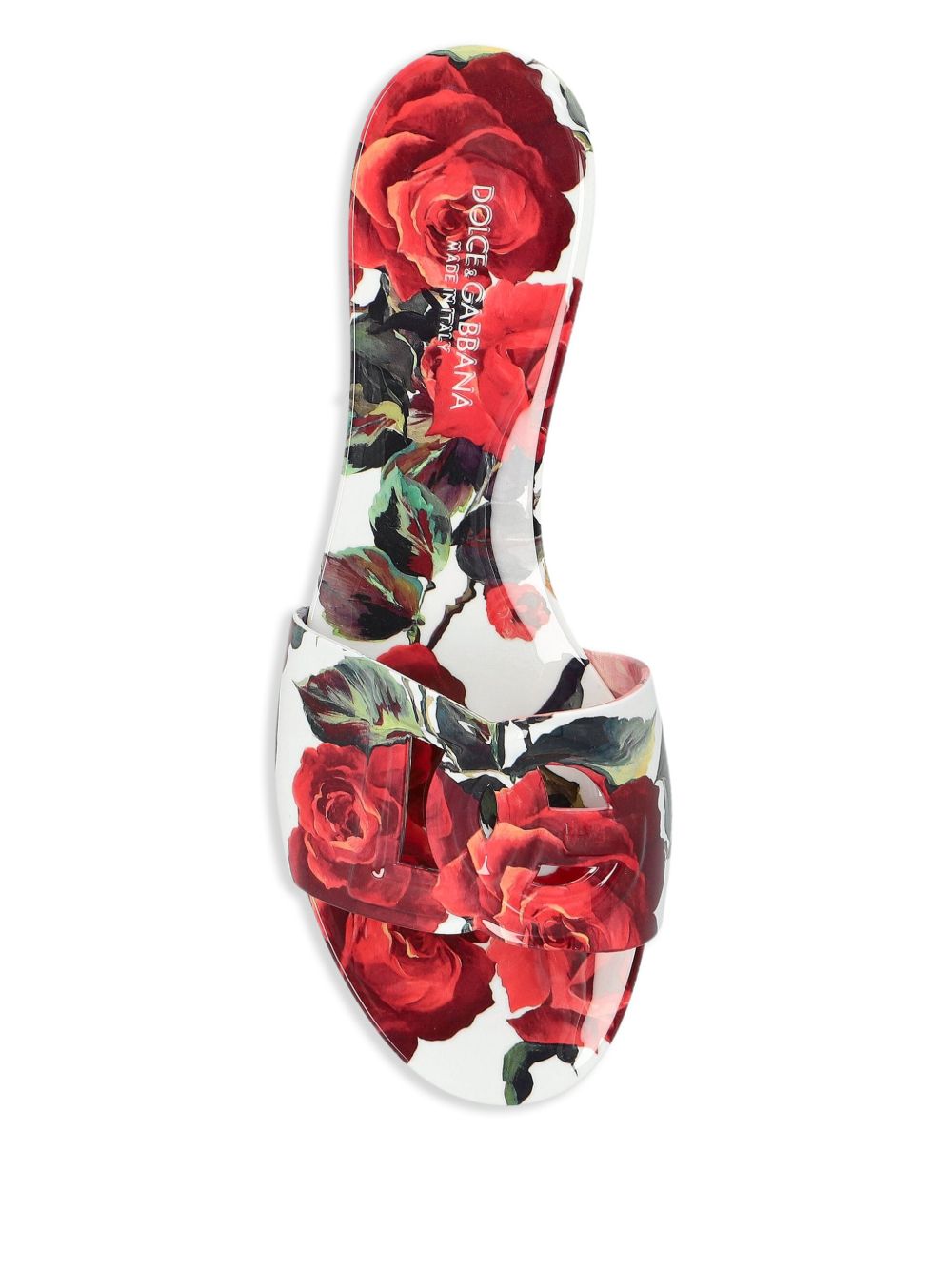 Dolce & Gabbana Floral Print Slides Glam Steals