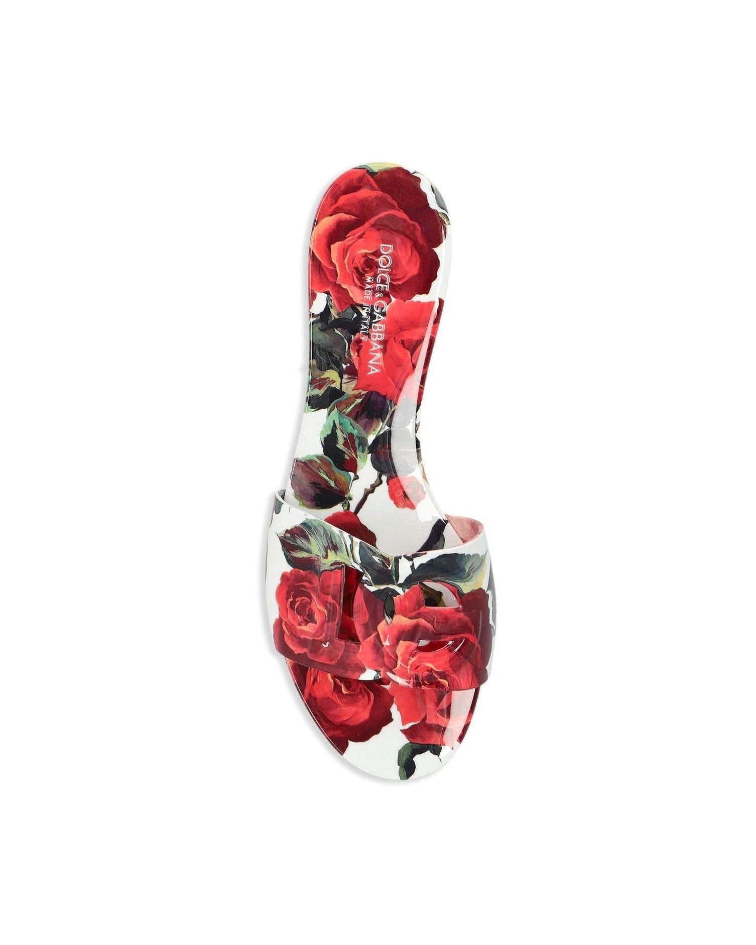 Dolce & Gabbana Floral Print Slides Glam Steals