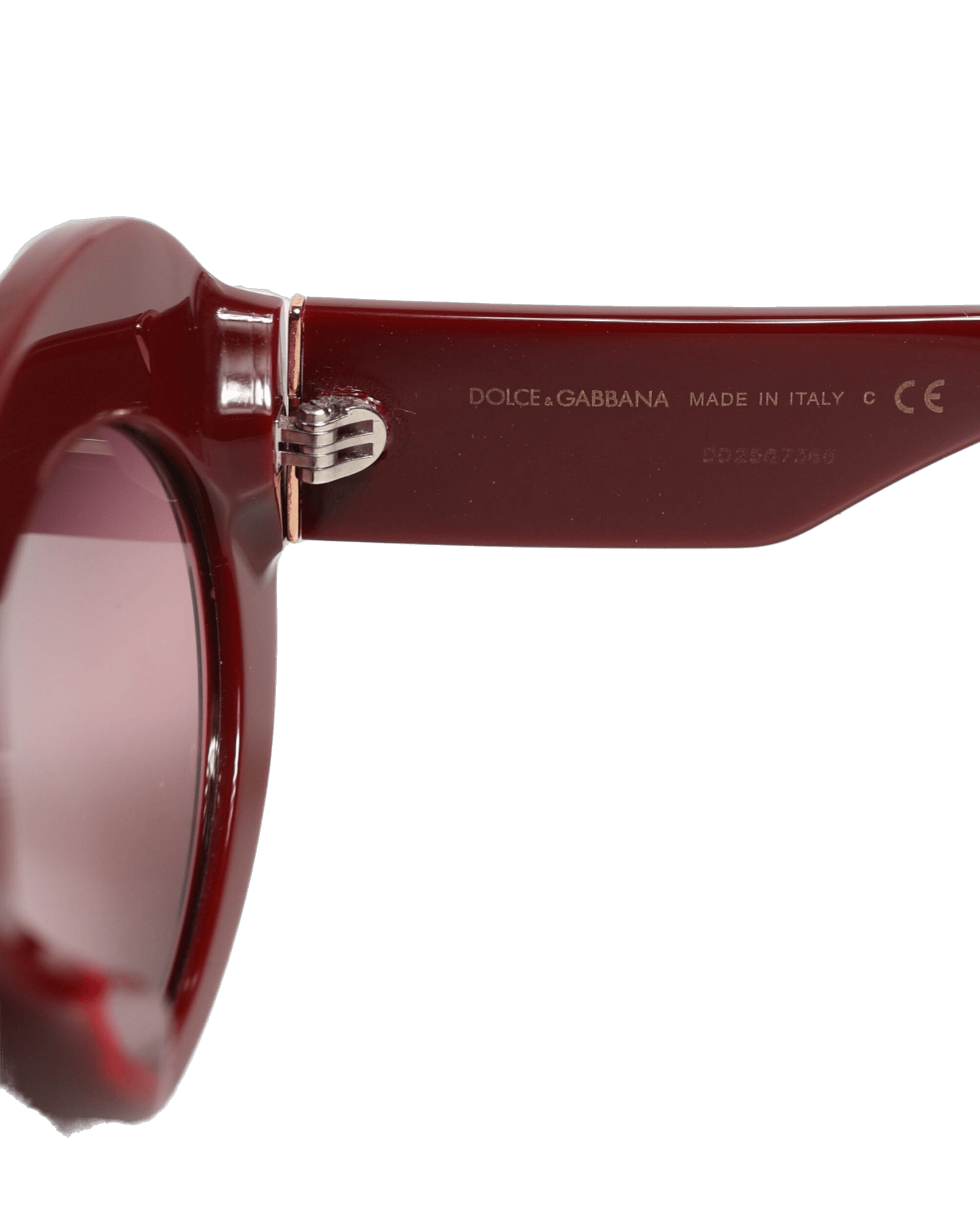 Dolce & Gabbana Floral Printed Acetate Oval Eyewear Sunglasses Glam Steals