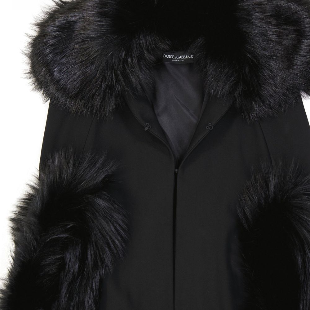 Dolce & Gabbana Fur Long Coat Glam Steals