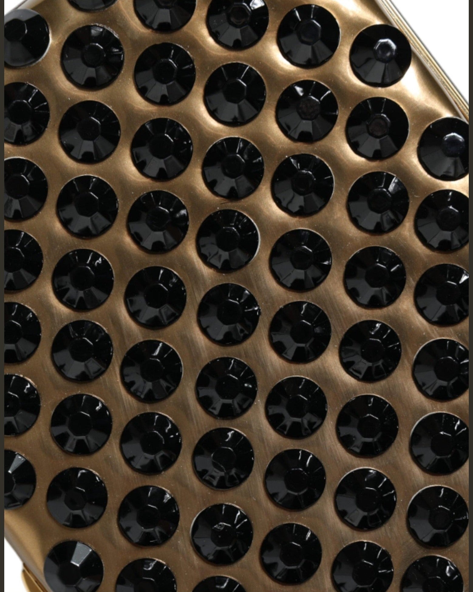 Dolce & Gabbana Crystal Bifold Clutch Evening Party Women Purse Gold Bag Glam Steals