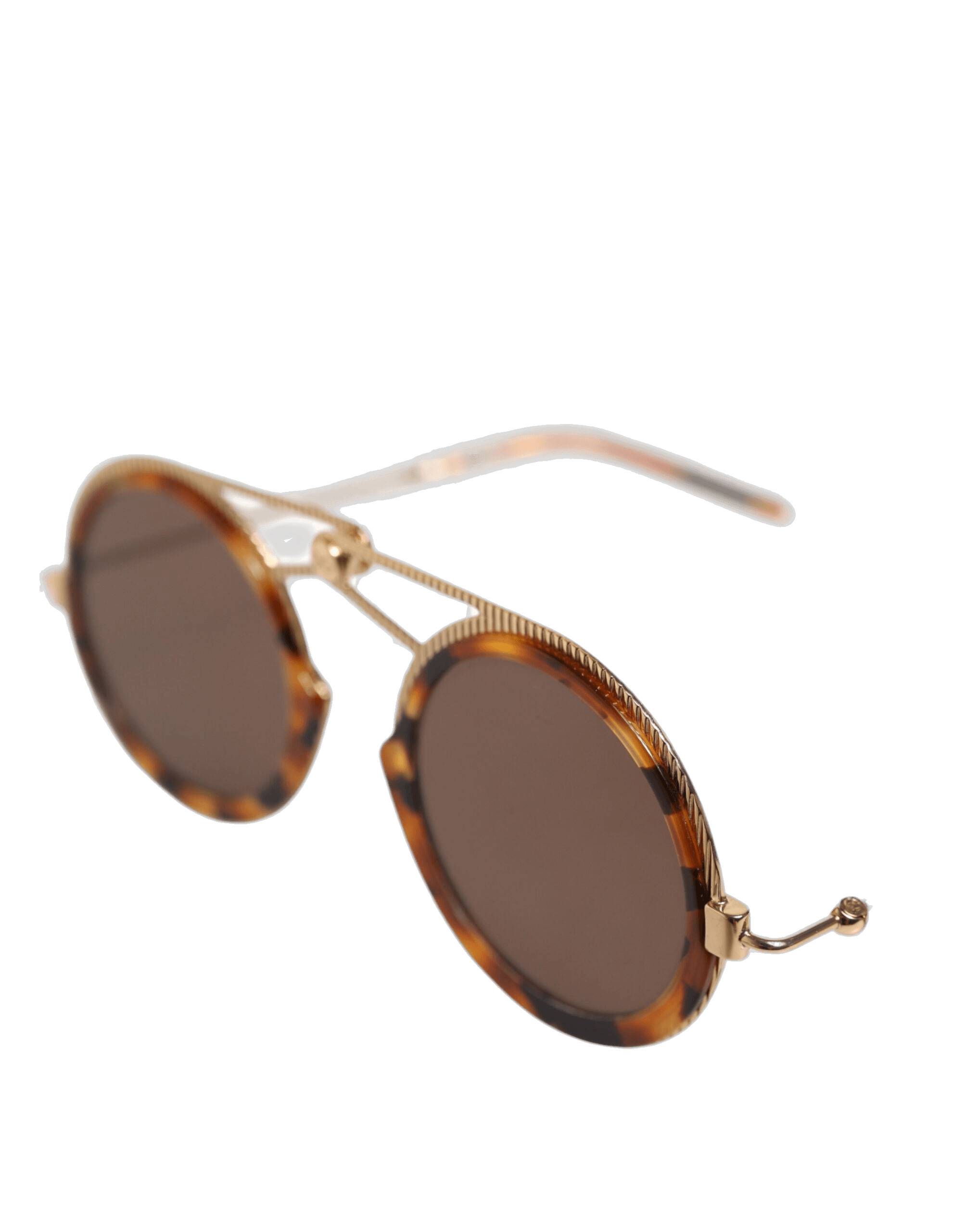 Dolce & Gabbana Gold Havana Frame Dg Fatto A Mano Eyewear Sunglasses Glam Steals