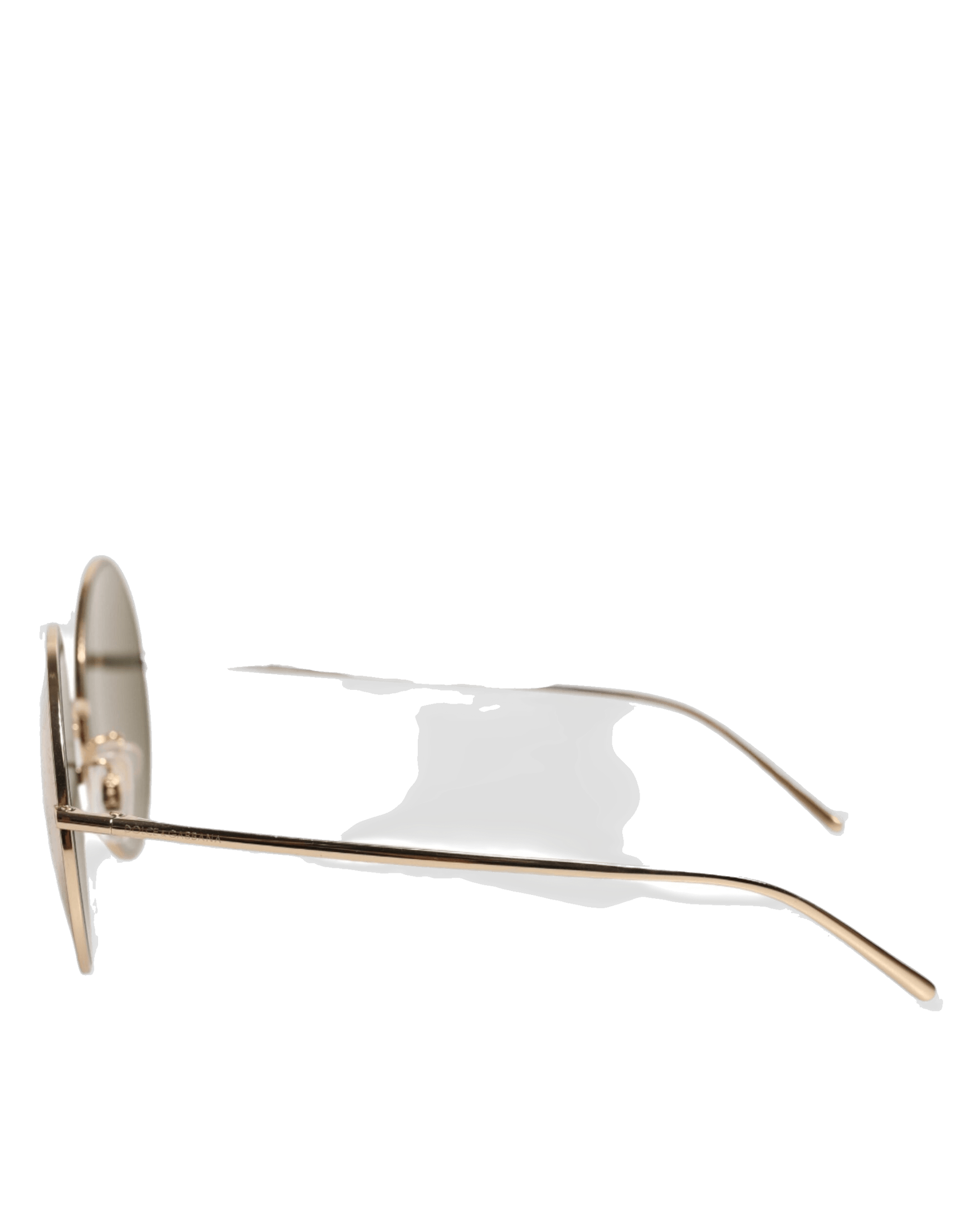 Dolce & Gold Gabbana Metal Round Shades Eyewear Sunglasses Glam Steals