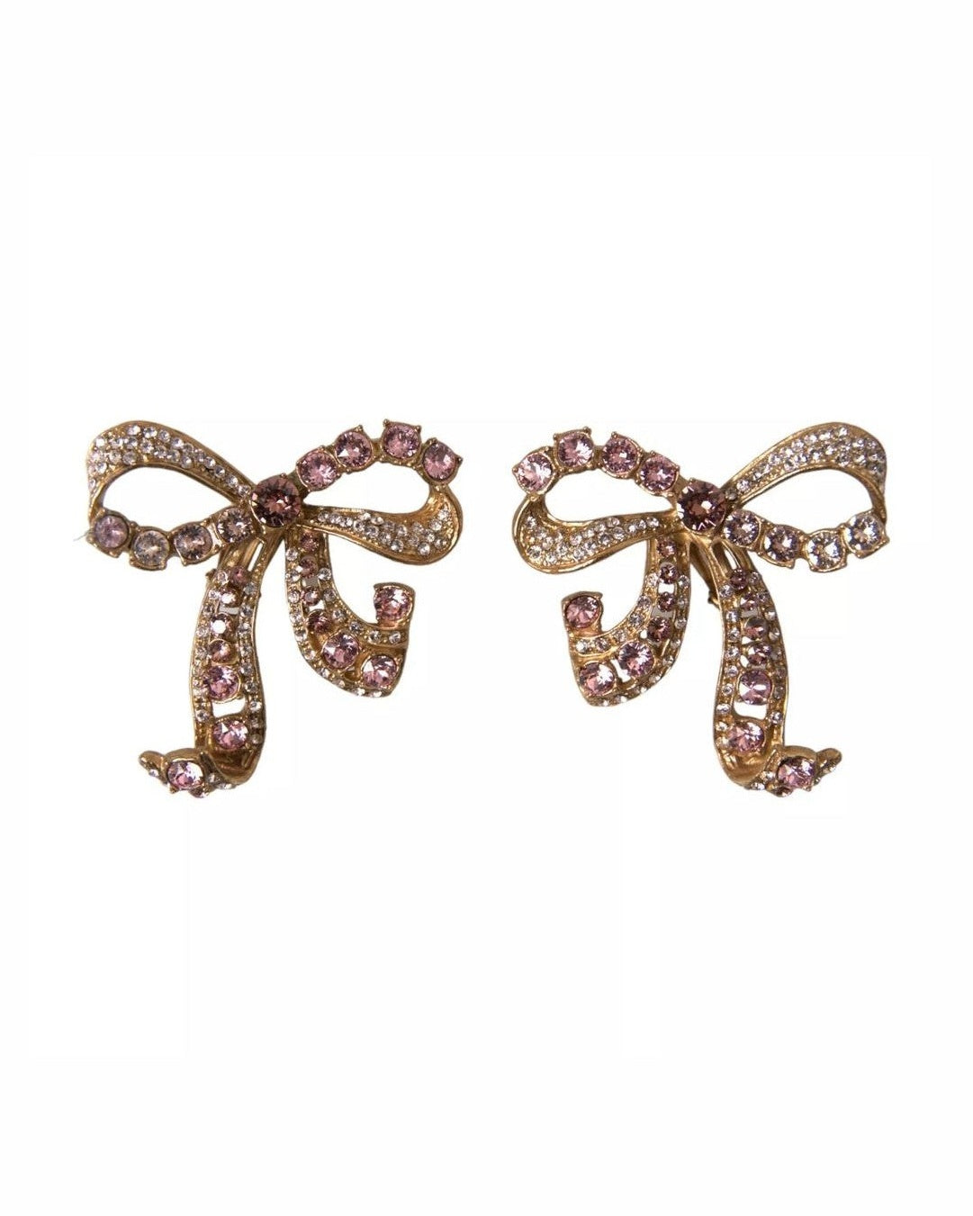Dolce & Gabbana Gold Brass Earrings Earrings