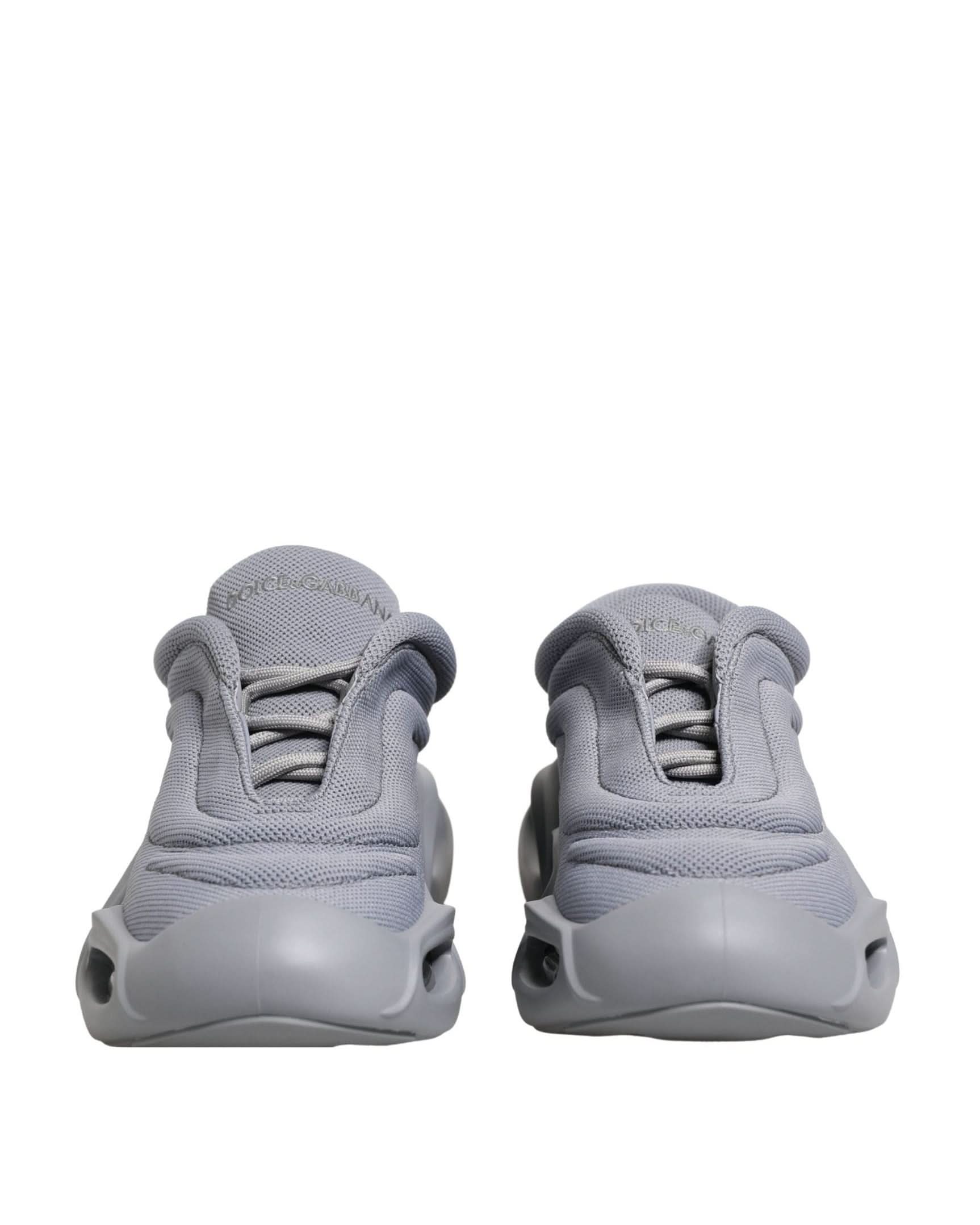 Dolce & Gabbana Gray Slip On Wave Low Top Sneakers Glam Steals