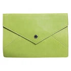 Dolce & Gabbana   Green  Leather Handbag Clutch Mini Purse Pouch Tablet Case