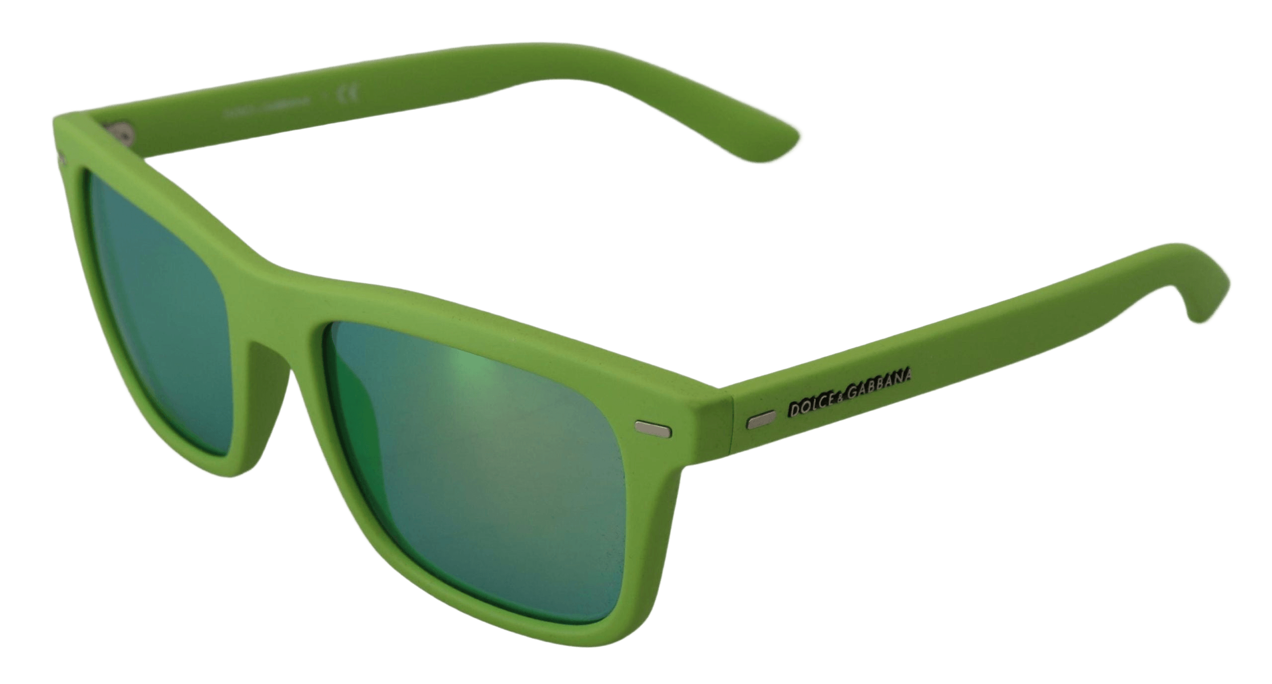 Dolce & Gabbana Green Rubber Full Rim Frame Shades Dg6095 Acid Sunglasses Glam Steals