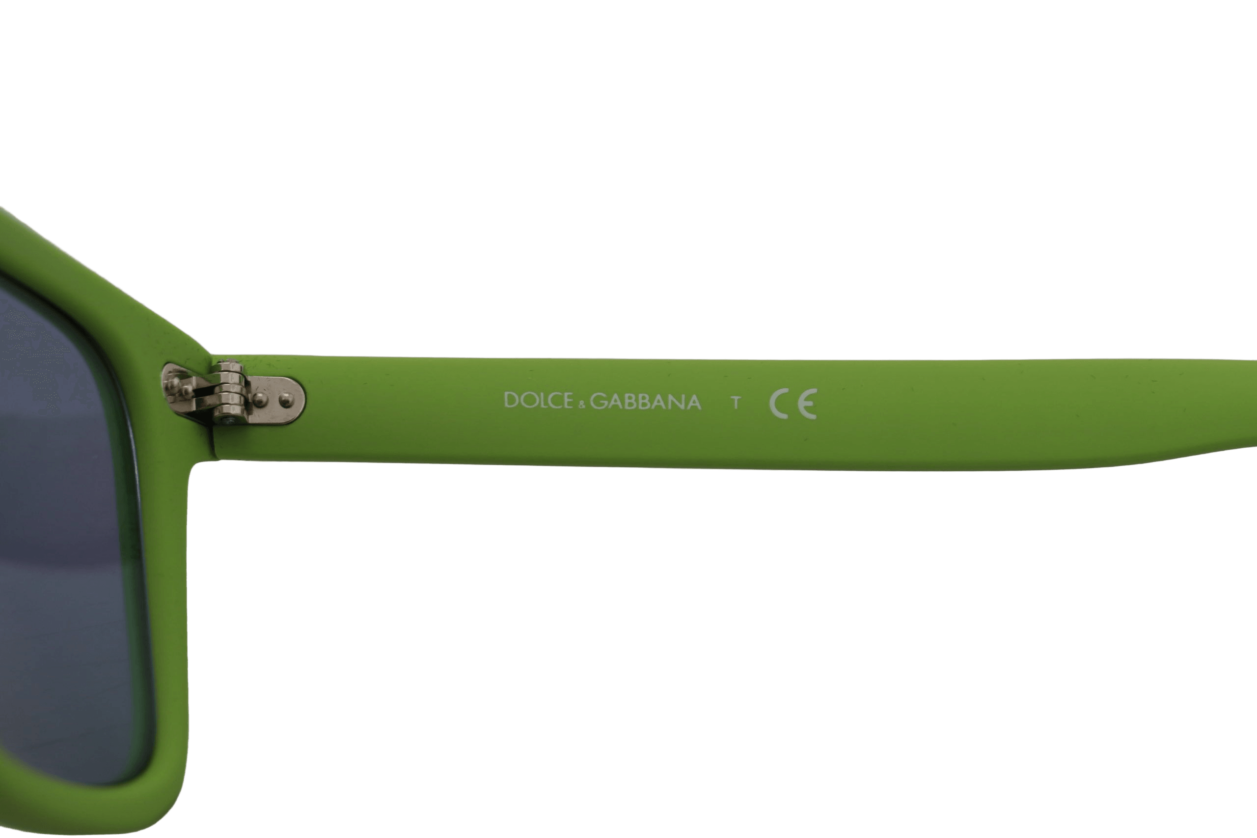 Dolce & Gabbana Green Rubber Full Rim Frame Shades Dg6095 Acid Sunglasses Glam Steals