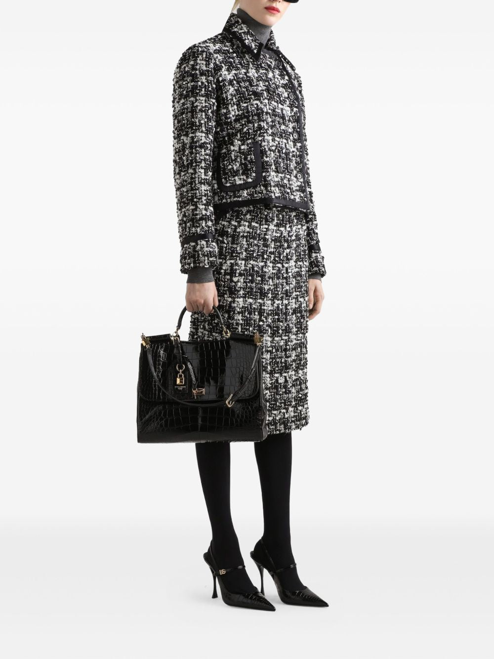 Dolce & Gabbana Grey Skirt Glam Steals