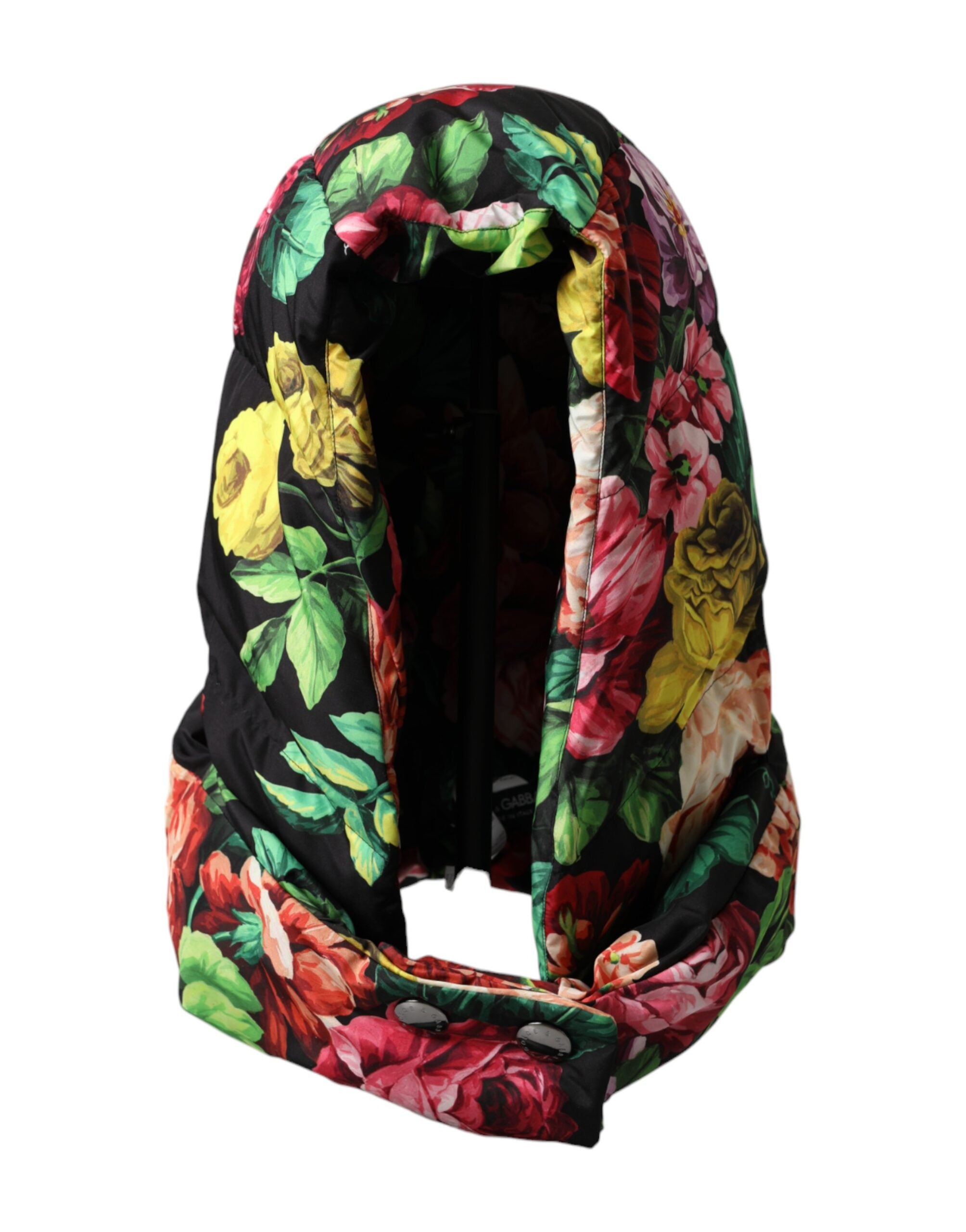 Dolce & Gabbana Hat Floral Whole Head Wrap Multicolor Hat Glam Steals