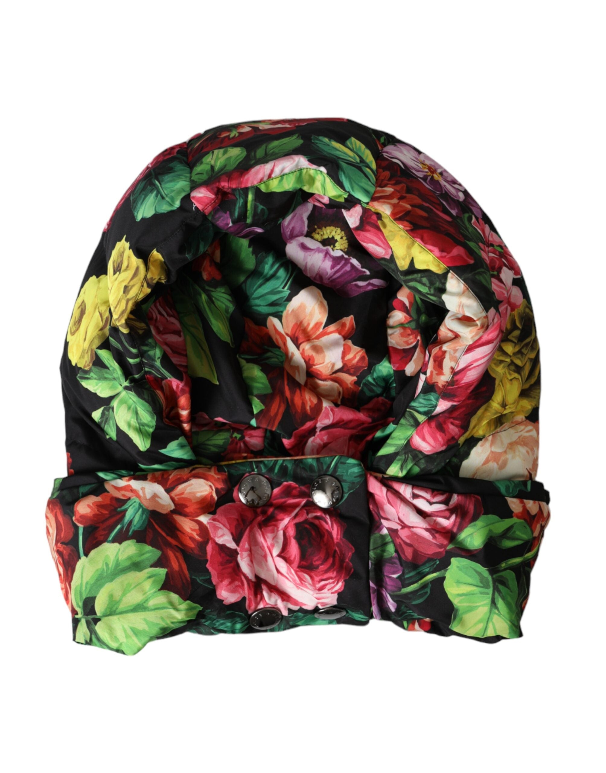 Dolce & Gabbana Hat Floral Whole Head Wrap Multicolor Hat Glam Steals