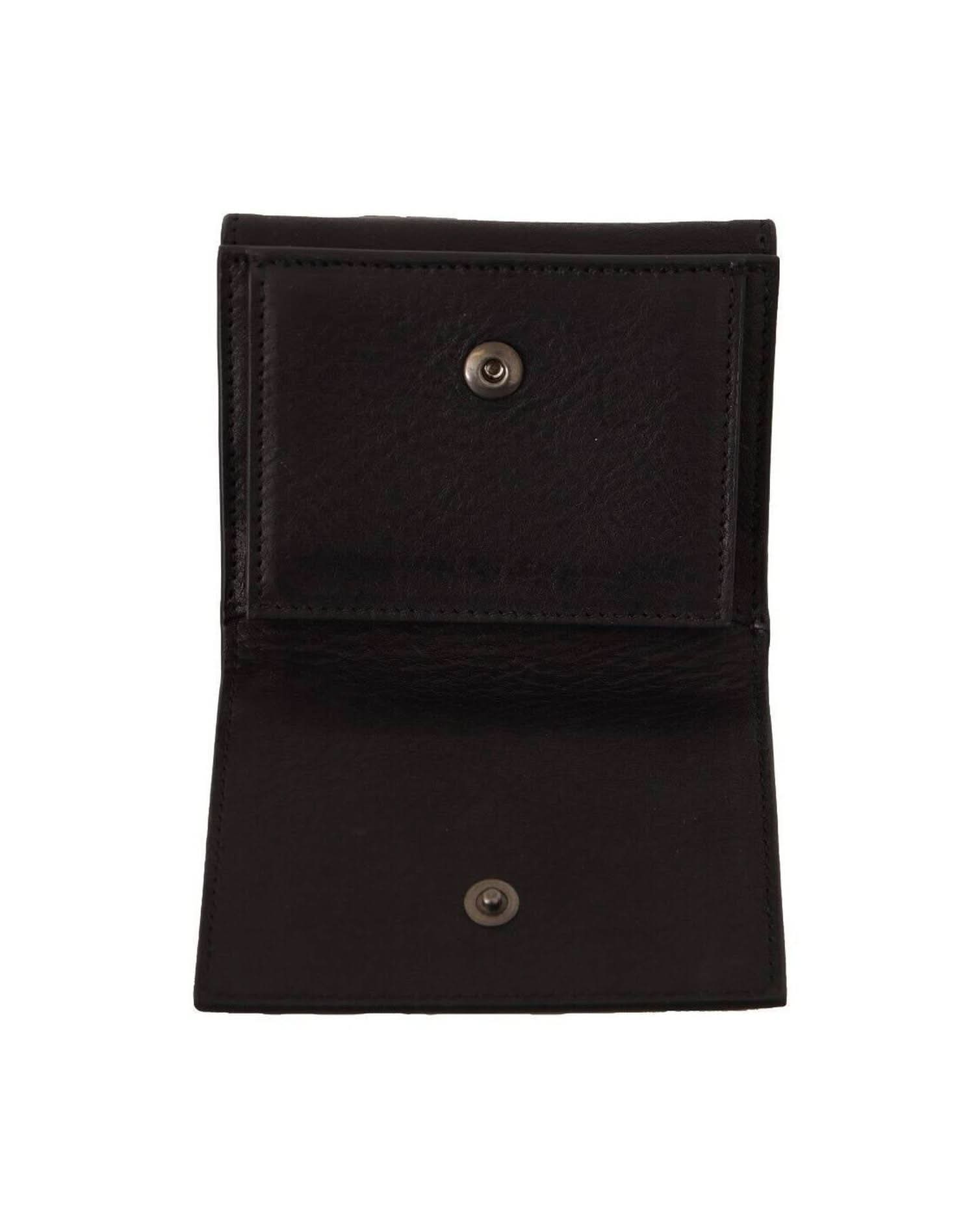 Dolce & Gabbana Leather Trifold Multi Kit Wallet Wallets