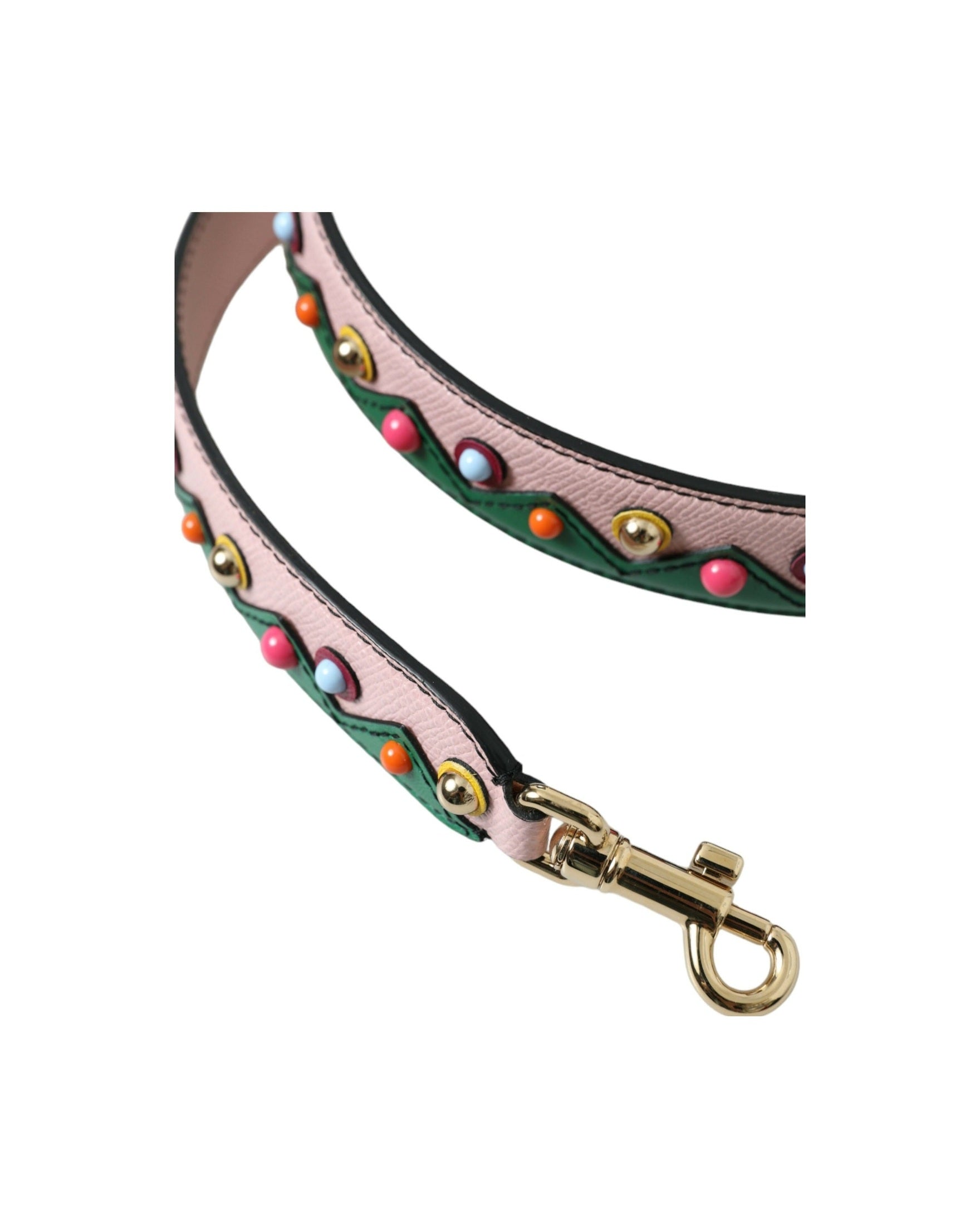 Dolce & Gabbana Leather Handbag Accessory Shoulder Pink Strap Glam Steals