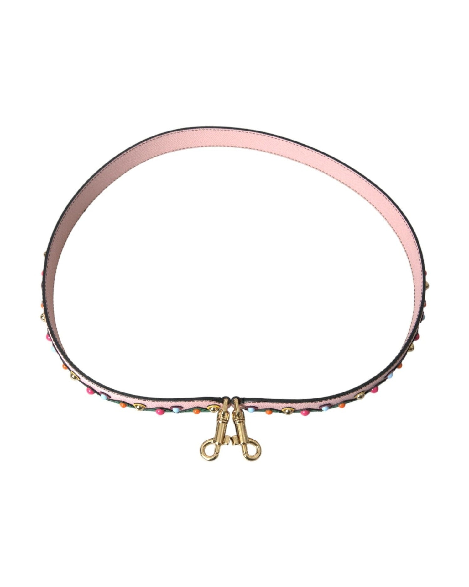 Dolce & Gabbana Leather Handbag Accessory Shoulder Pink Strap Glam Steals