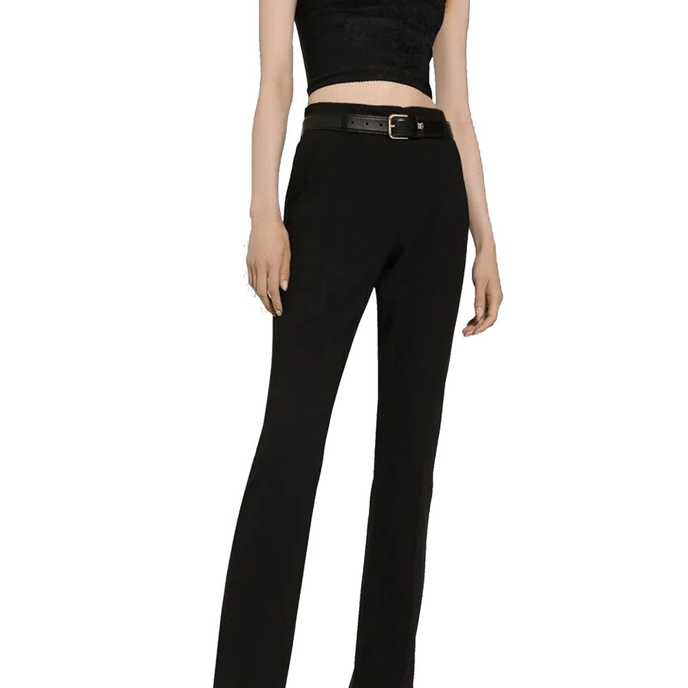 Dolce & Gabbana Leather Logo Belt Glam Steals