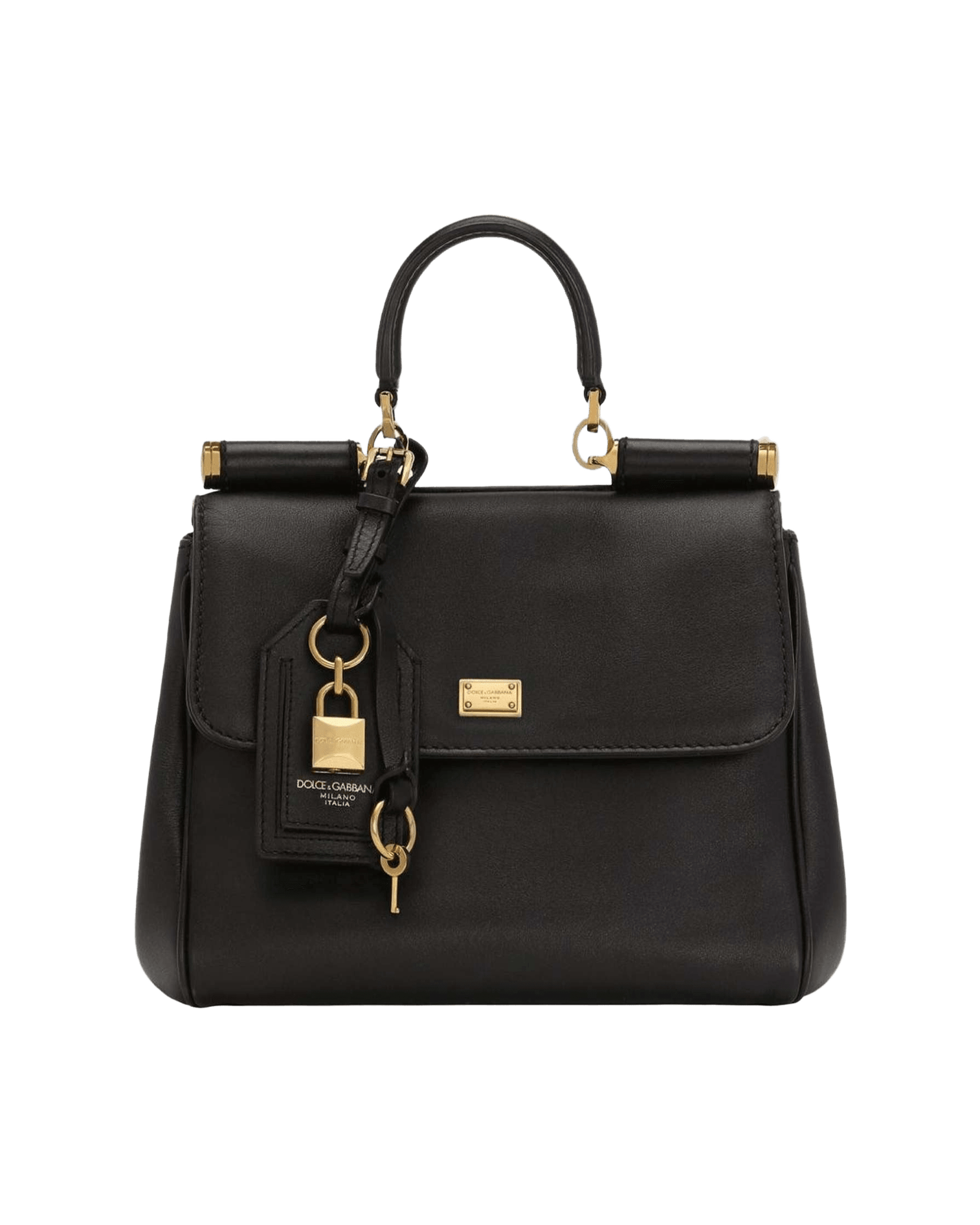 Dolce & Gabbana Leather Sicily Soft Handbag Glam Steals