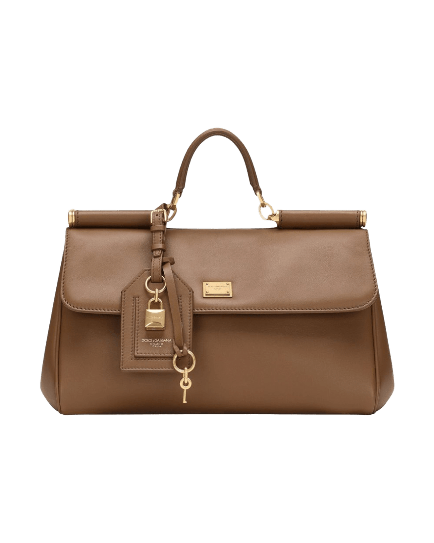 Dolce & Gabbana Leather Sicily Soft Handbag Glam Steals