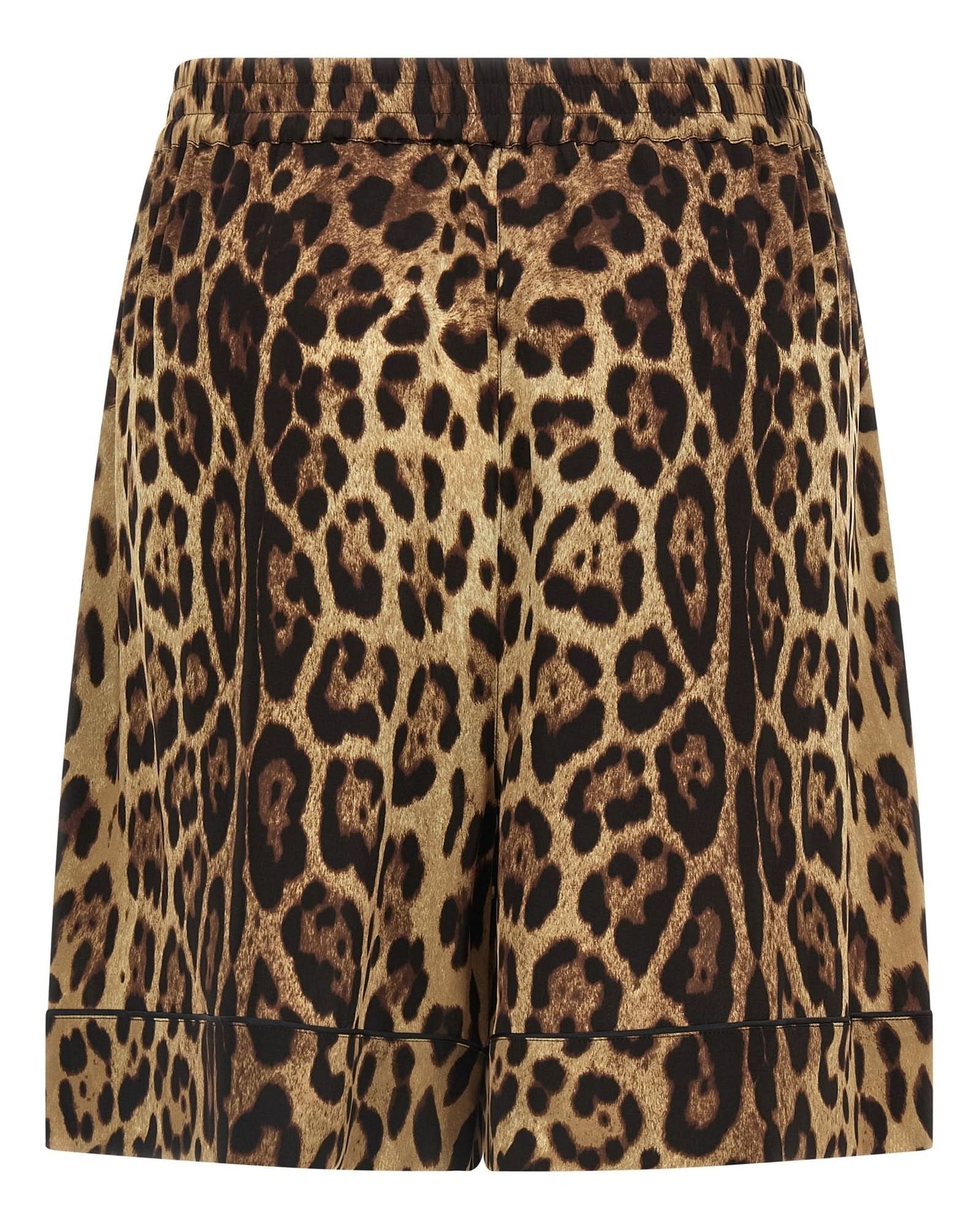 Dolce & Gabbana Leopard Shorts Glam Steals