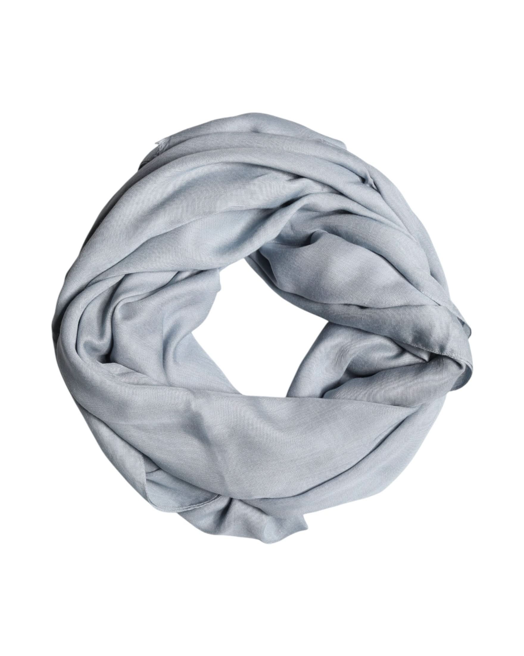 Dolce & Gabbana Light Blue Cashmere Knitted Shawl Scarves & Shawls