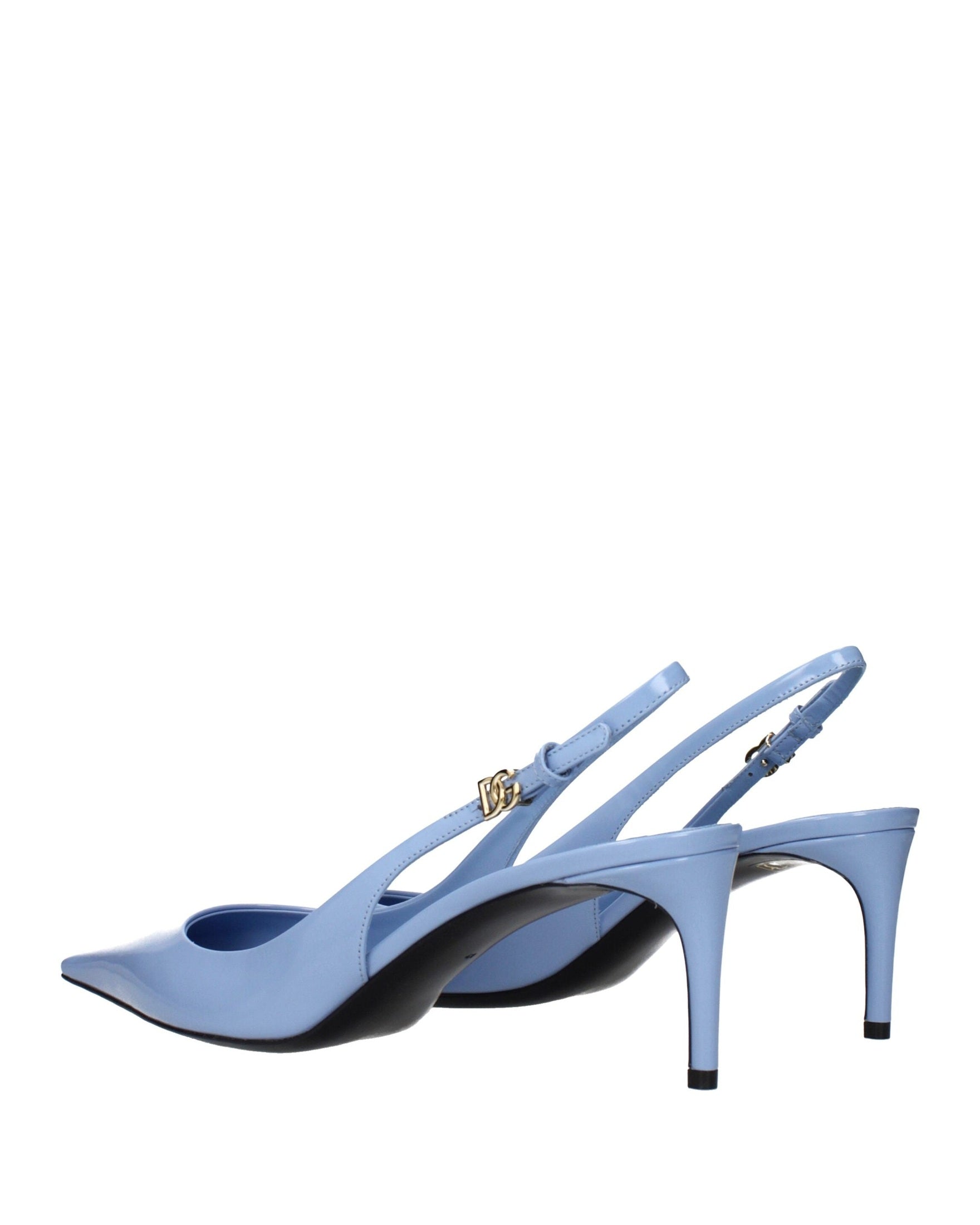 Dolce & Gabbana Light Blue Leather High Heel Pumps Glam Steals