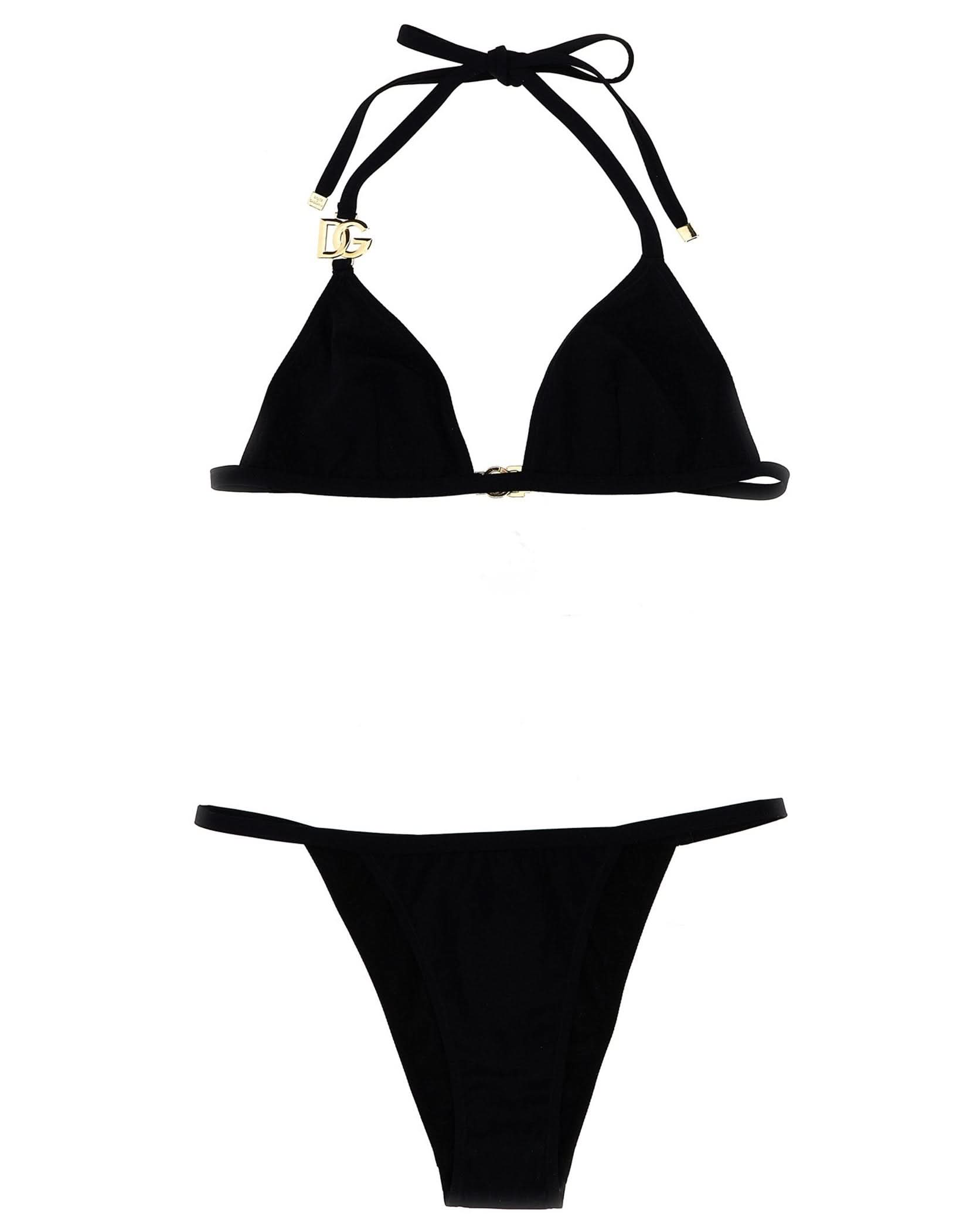 Dolce & Gabbana Logo Bikini Set Glam Steals